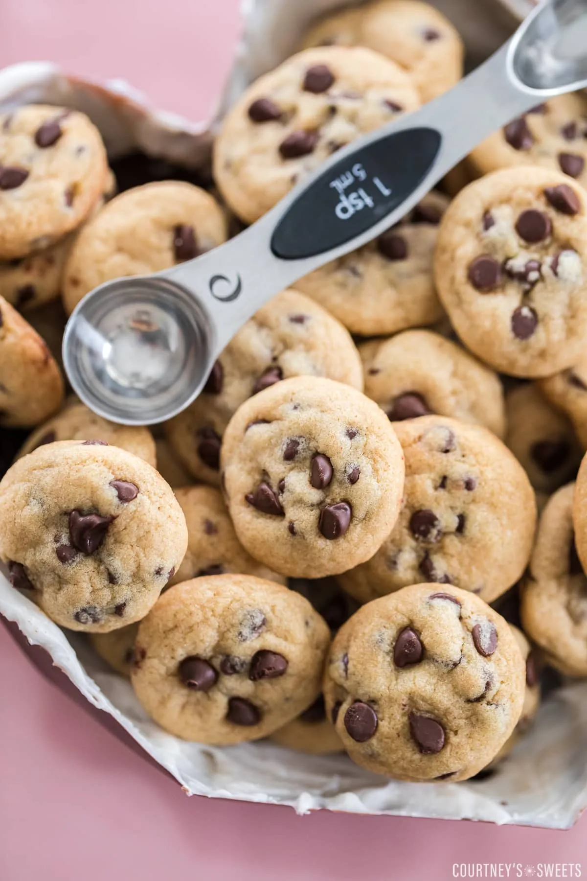 Easy Mini Chocolate Chip Cookies