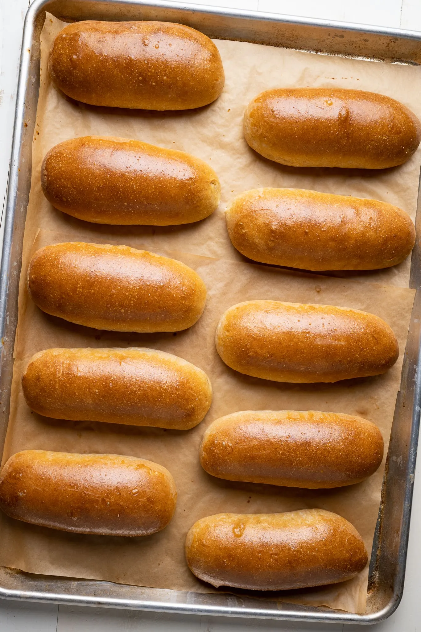 Easy Perfect Homemade Hamburger or Hot Dog Buns