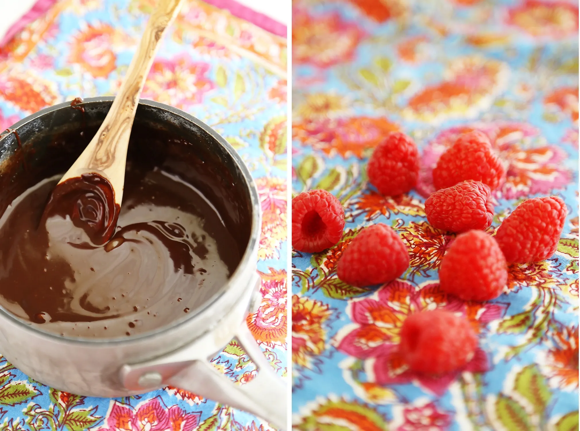 Easy Raspberry Ganache Brownie Bites
