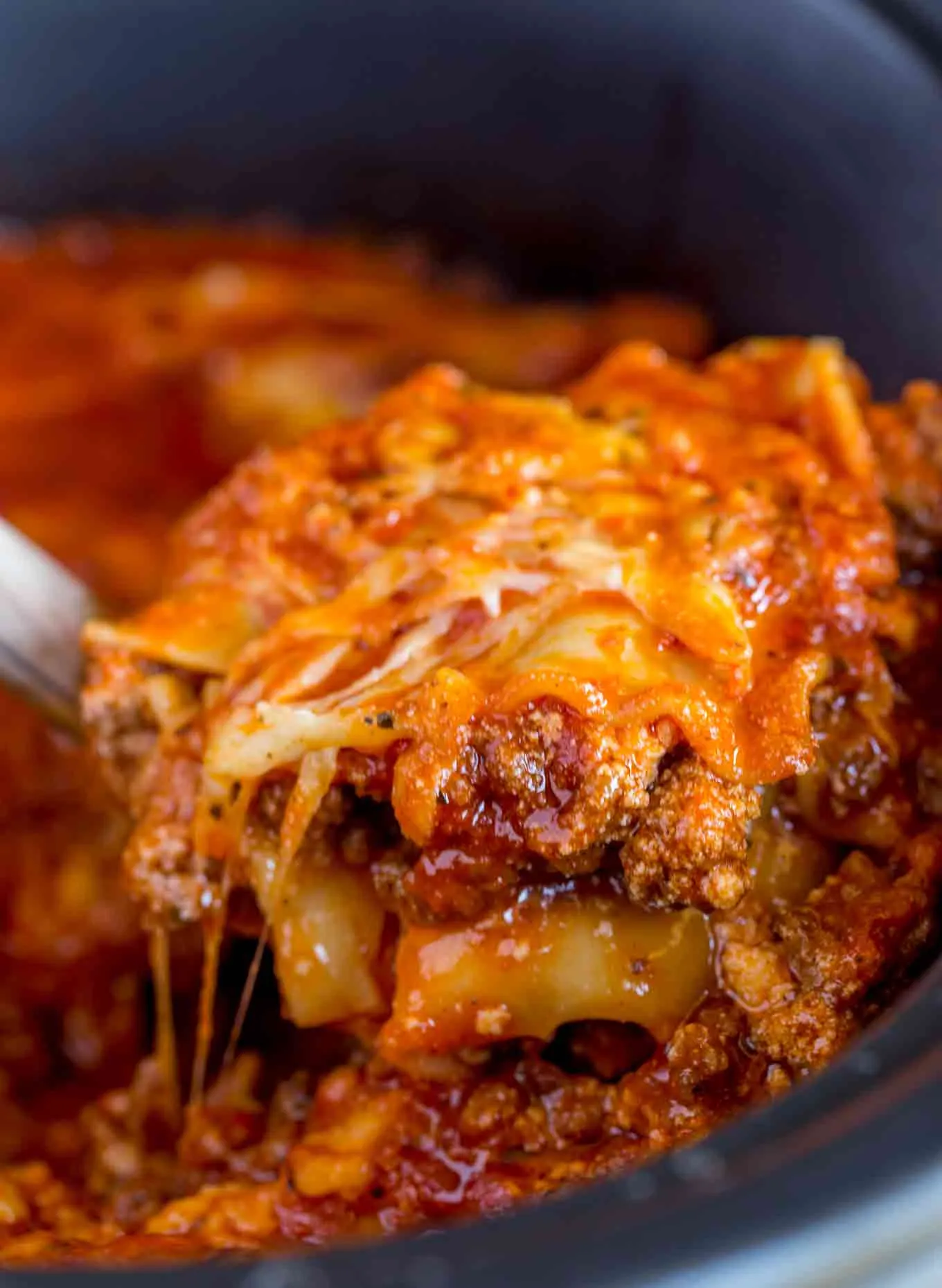 Easy Slow Cooker Lasagna