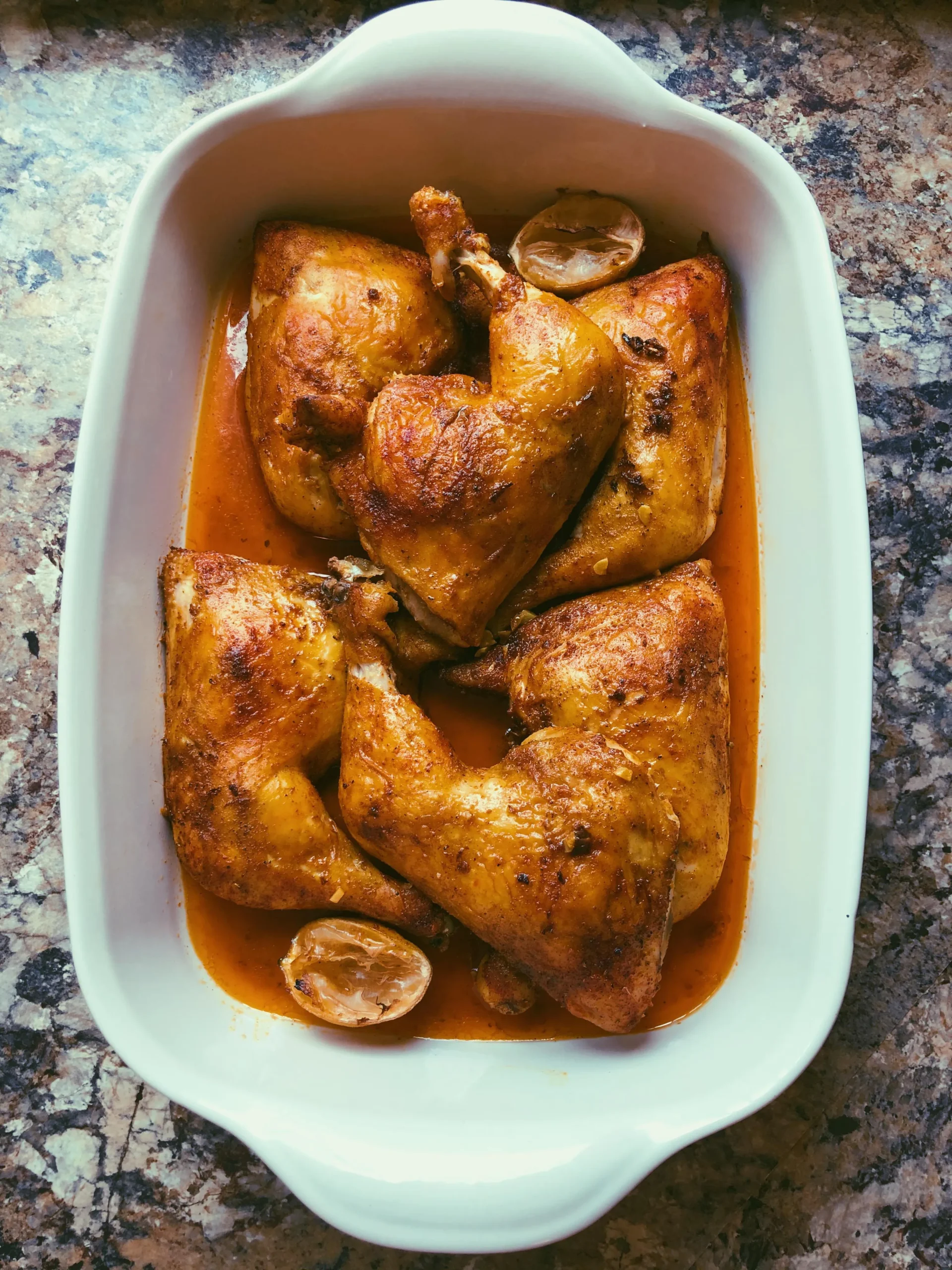 Easy Sticky Lemon Turmeric Chicken