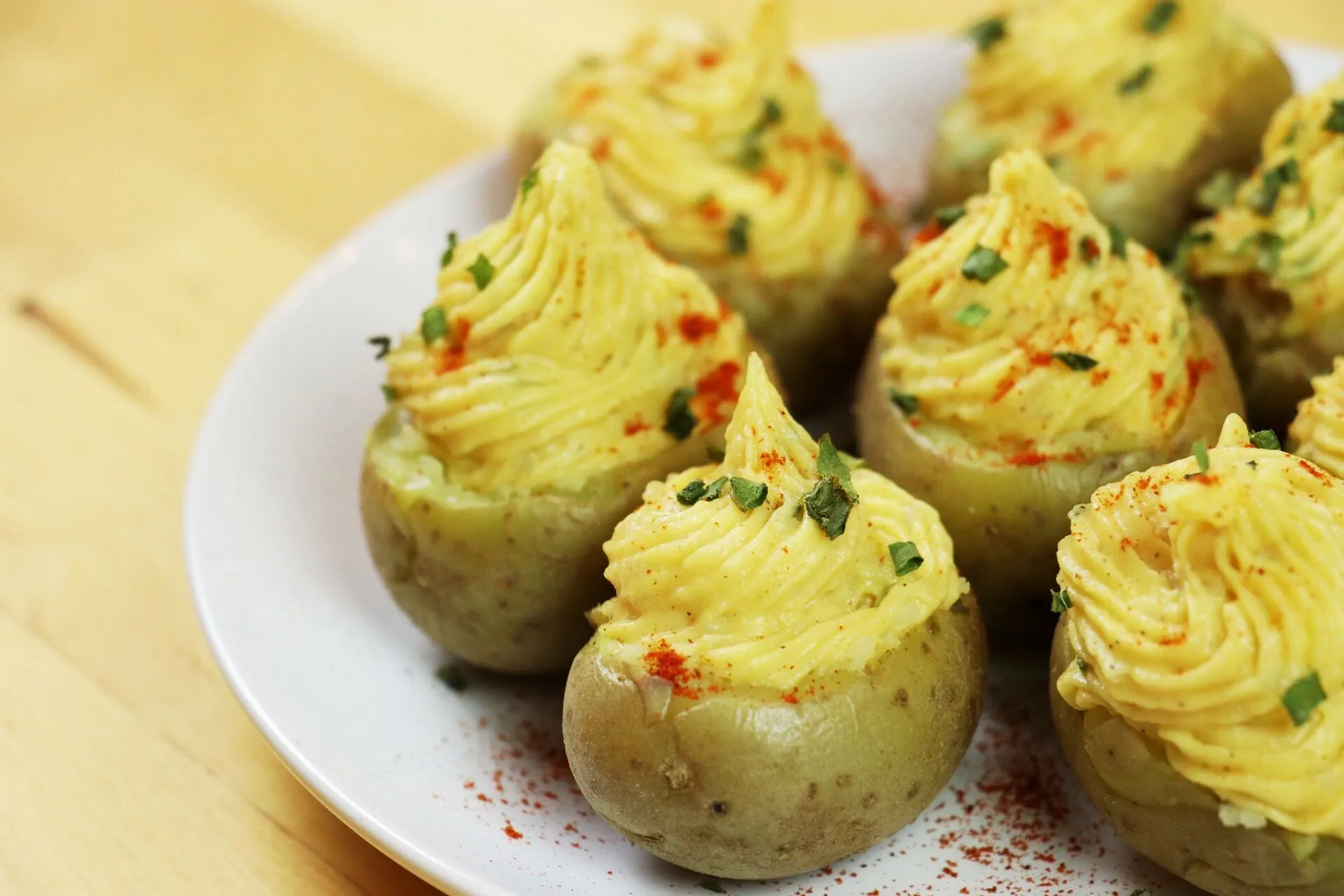 Easy Vegan Devilled Potatoes
