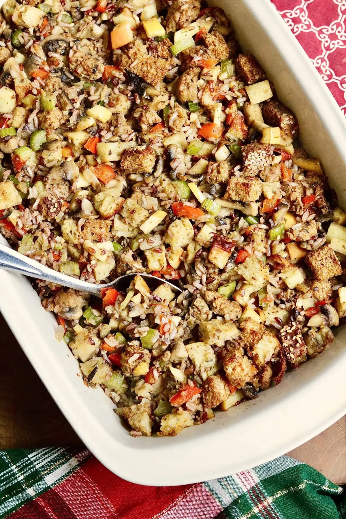 Easy Vegan Wild Rice Stuffing
