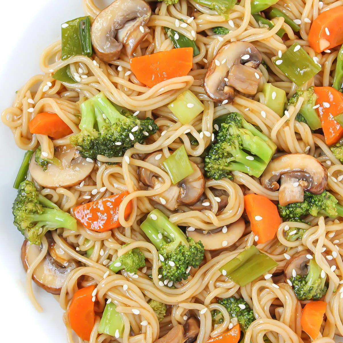 Easy Vegetable Teriyaki Noodles