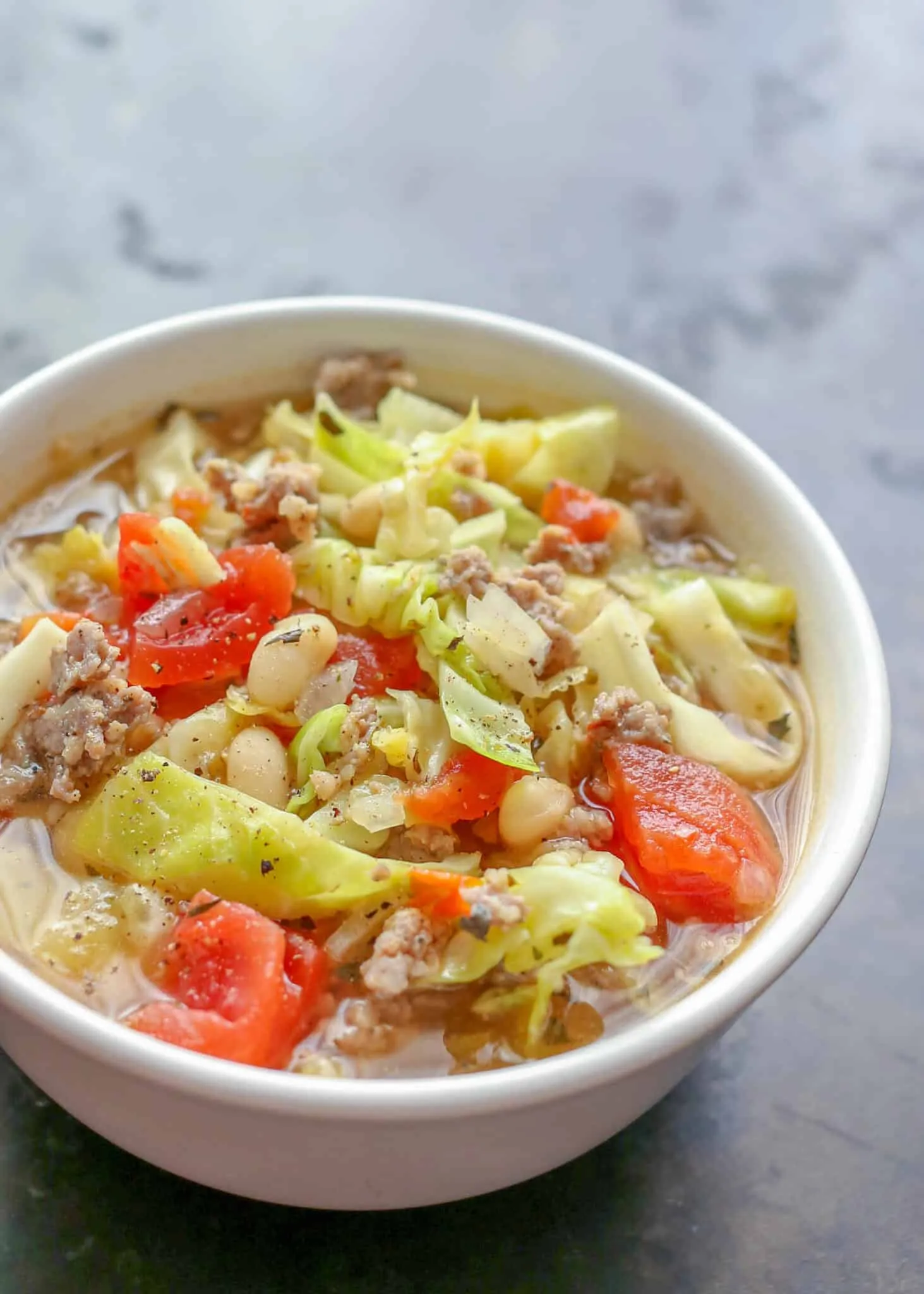 Easy White Bean Cabbage Soup