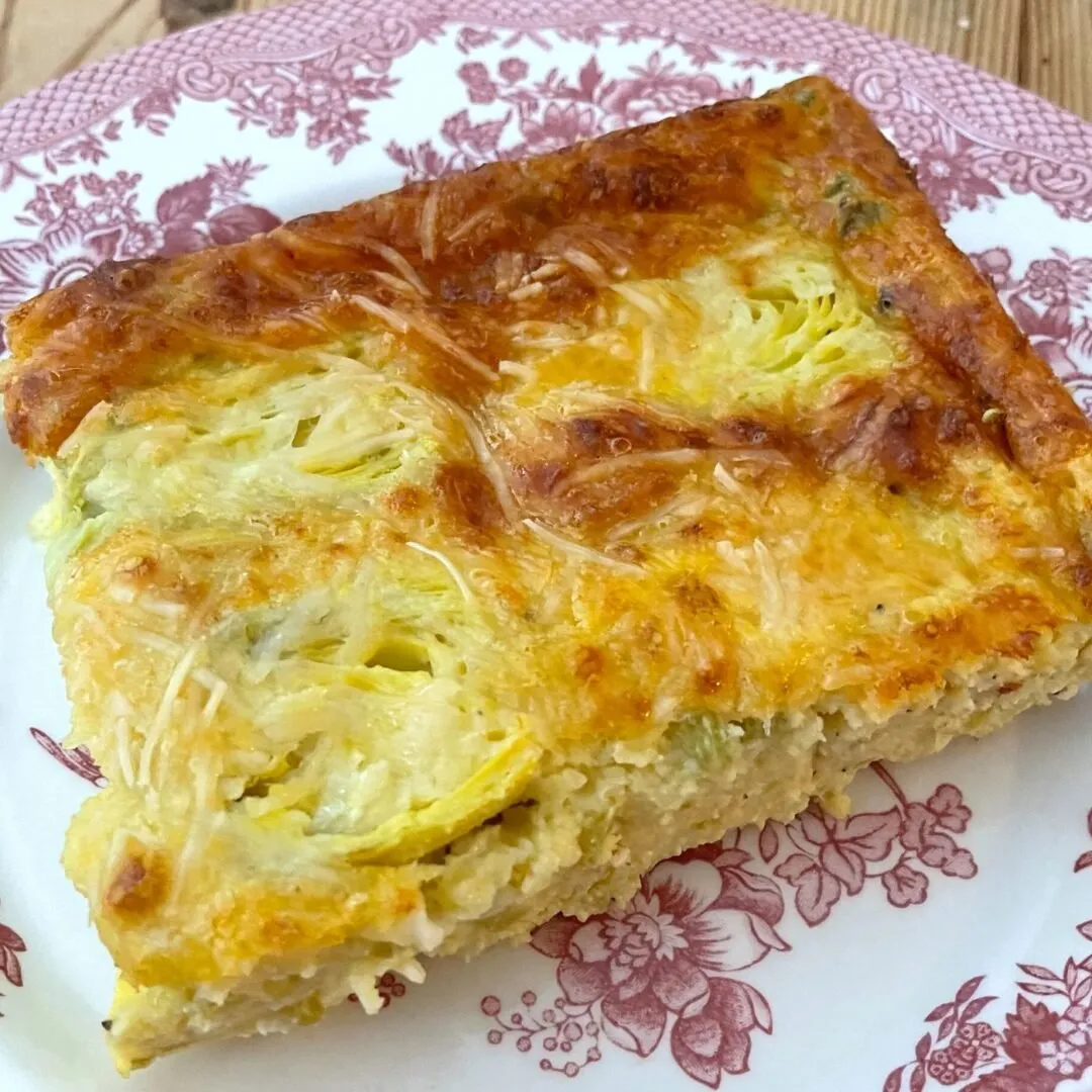 Eggs with Artichoke, Tarragon, and Parmesan