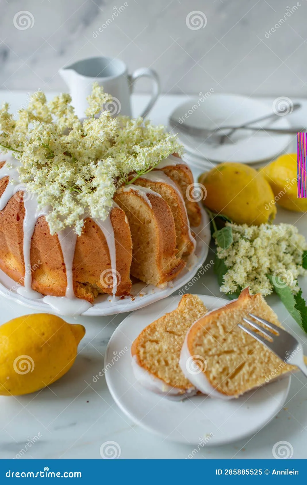 Elderflower and Orange Bundt Cake