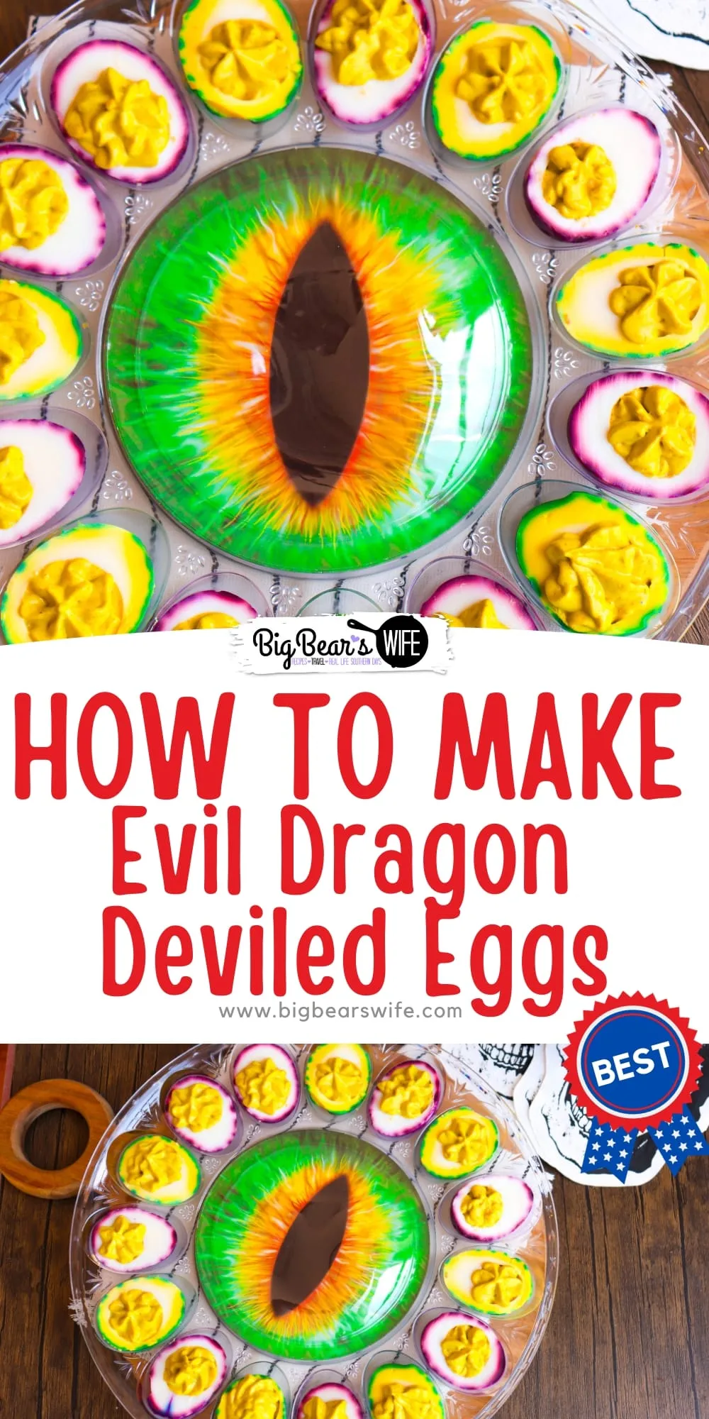 Evil Dragon Deviled Eggs
