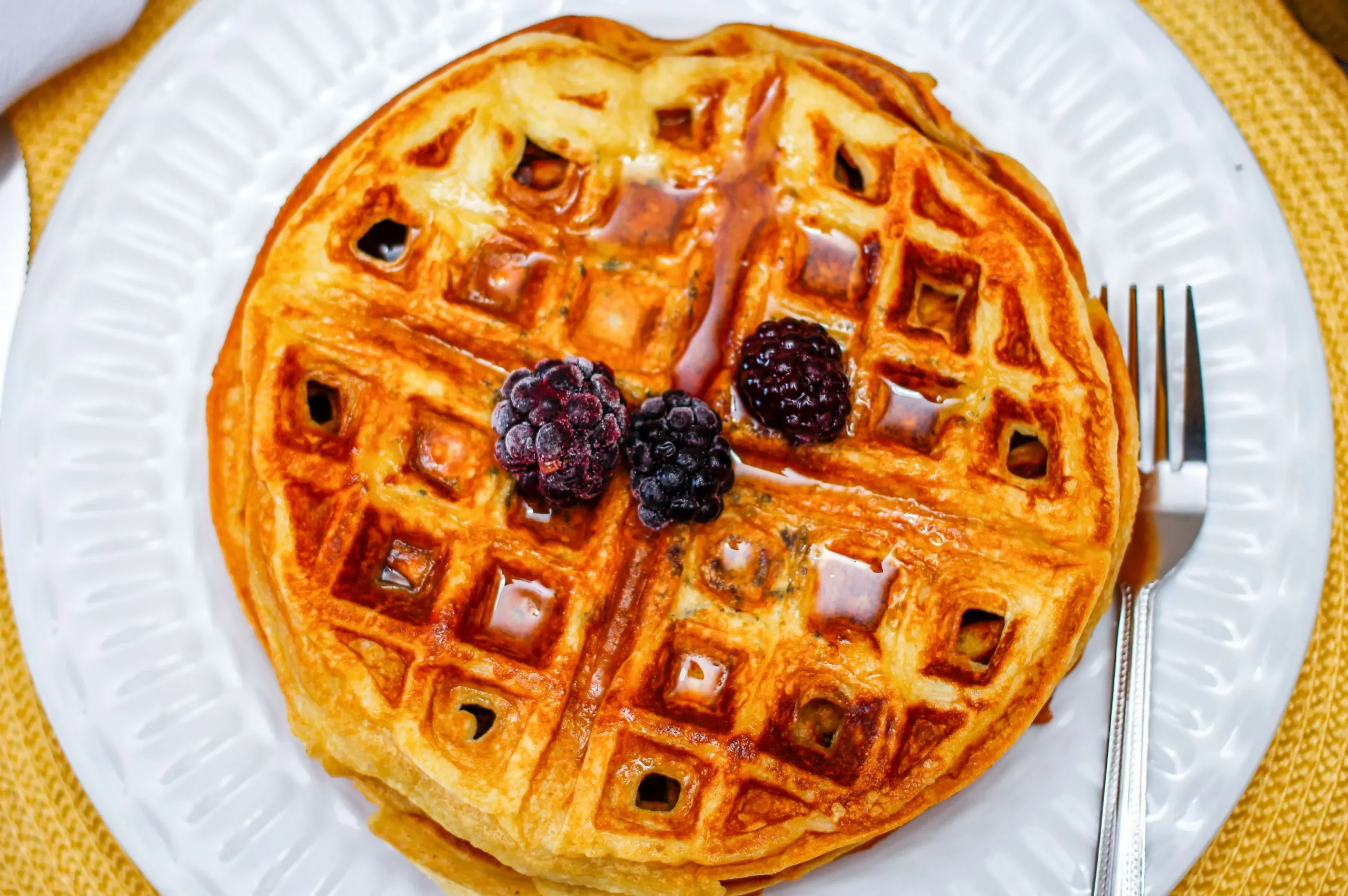 Extra Light and Fluffy Homemade Waffles