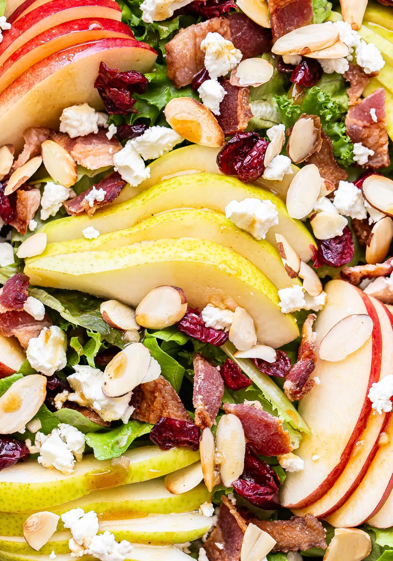 Fall Salad with Apples, Pears, and Walnuts