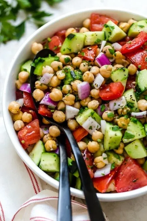 Farro and Cucumber Salad with Feta and Dill