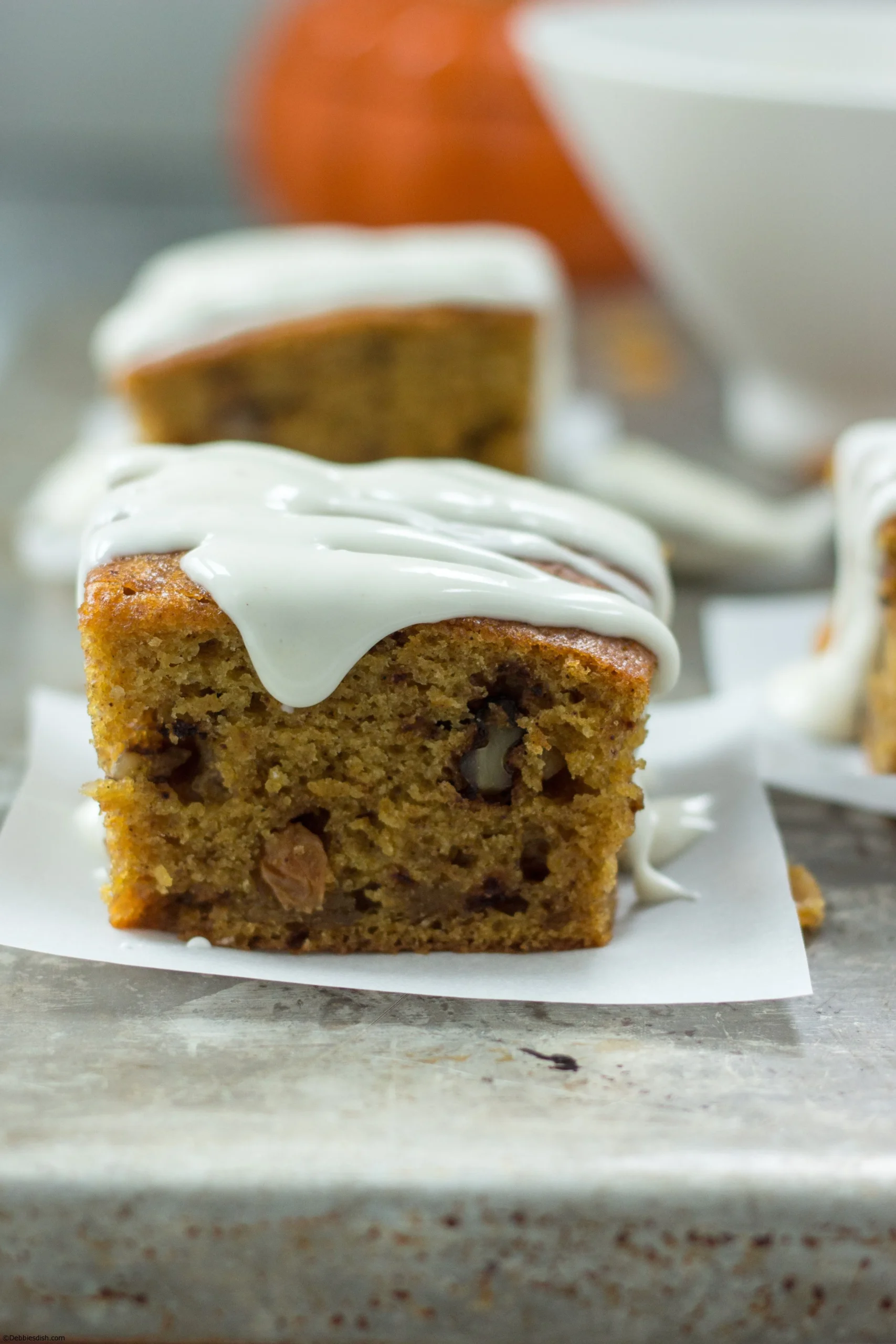 Fat Free Pumpkin Raisin Cake