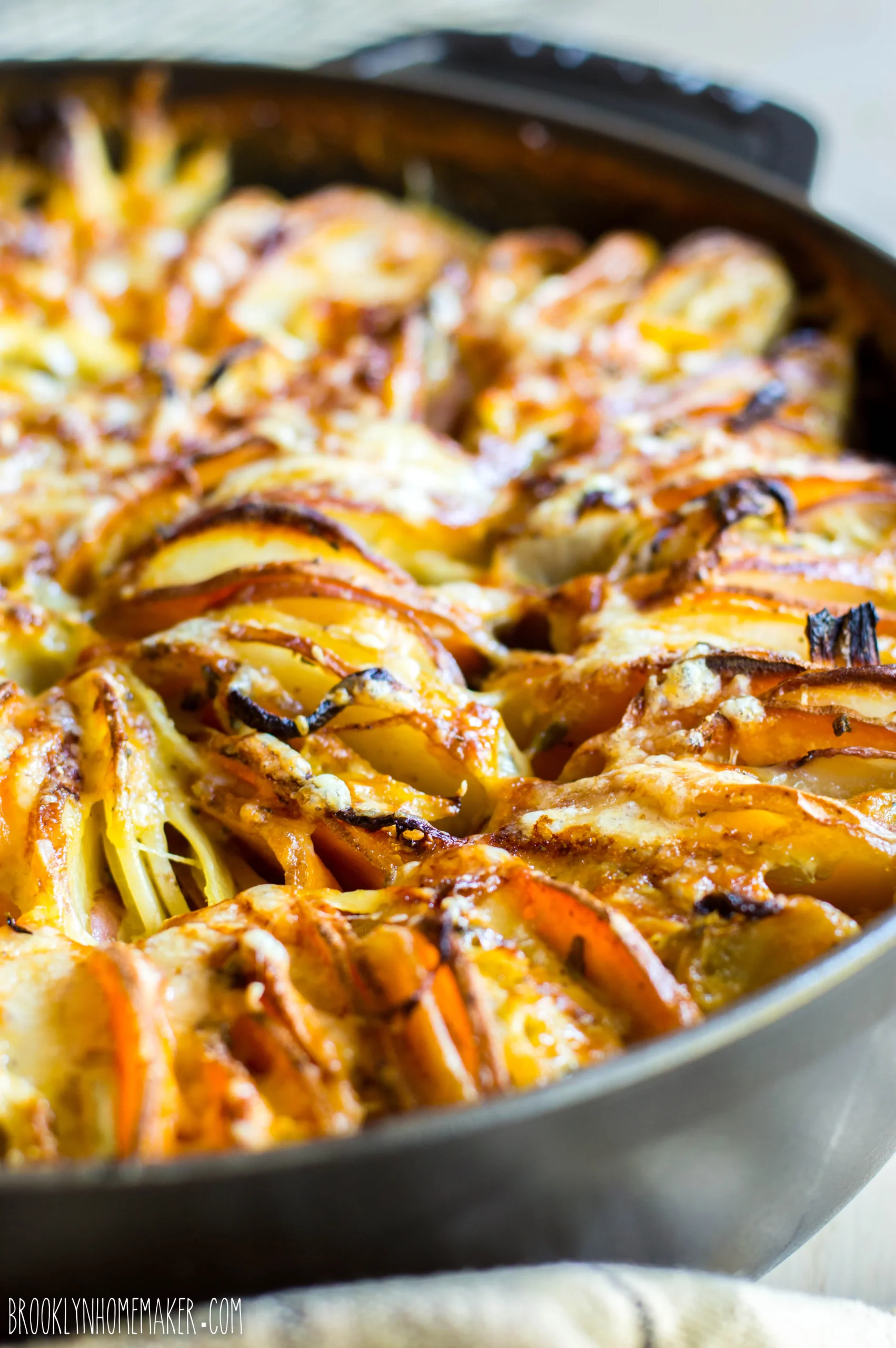 Fennel Sage Sweet Potato Gratin