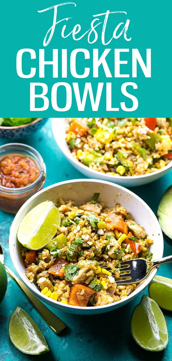 Fiesta Chicken Rice Bowls