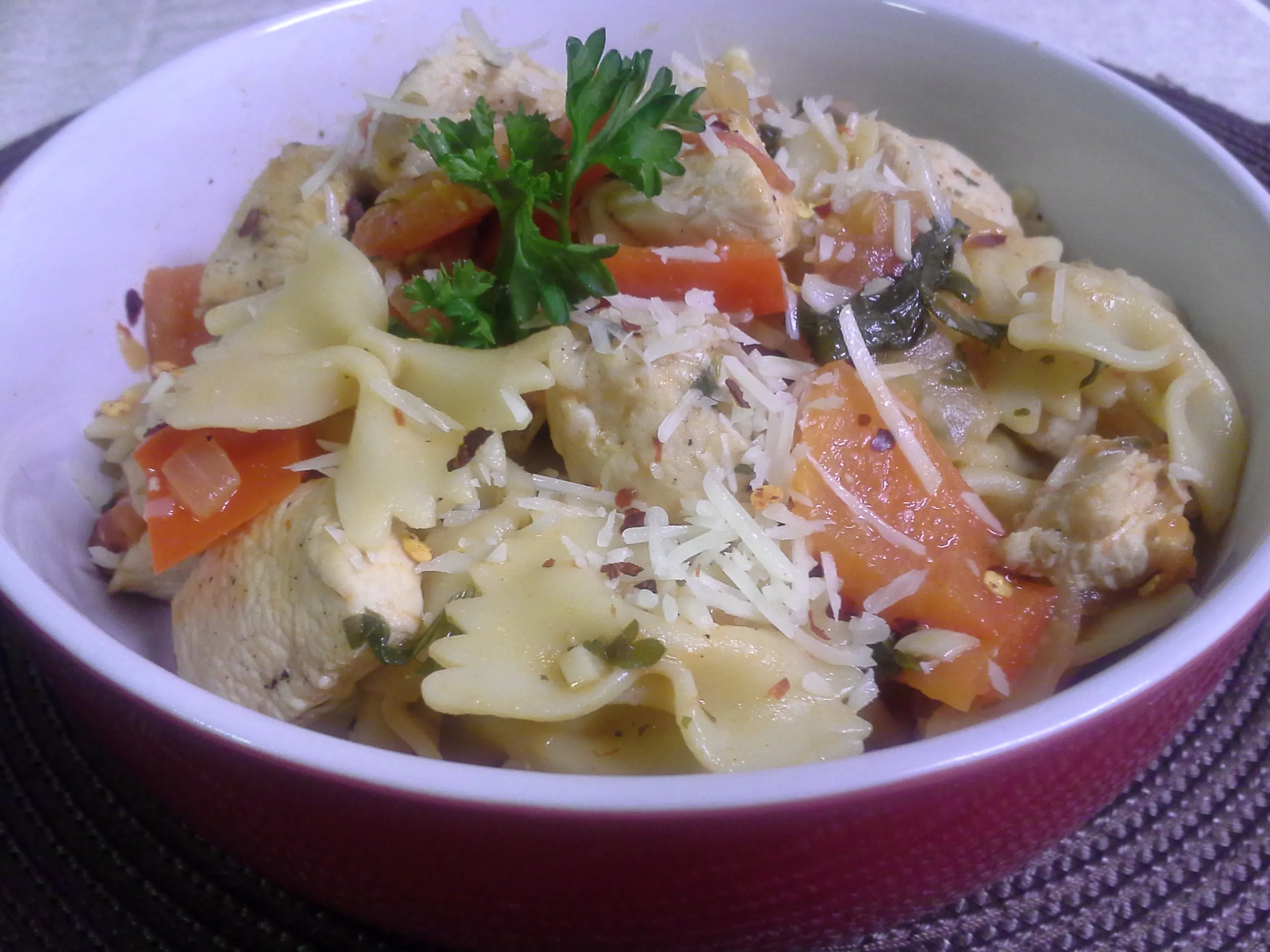 Firecracker Pepper Chicken Pasta