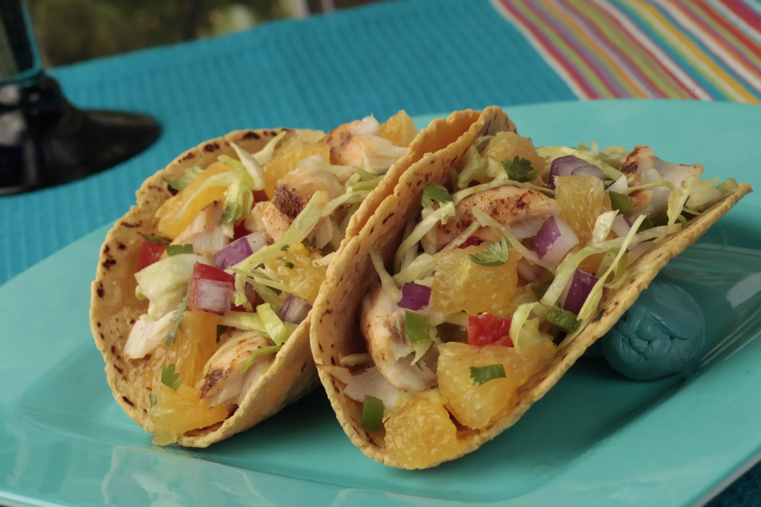 Fish Tacos with Cabbage Citrus Slaw