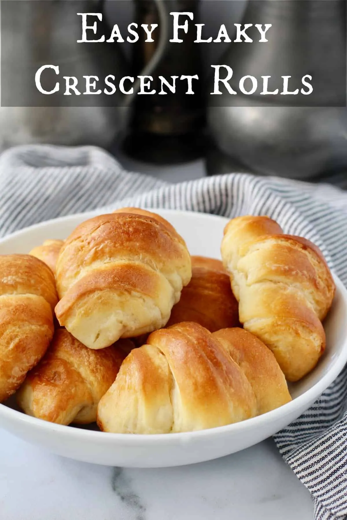 Flaky Buttery Homemade Crescent Rolls (Food Processor)
