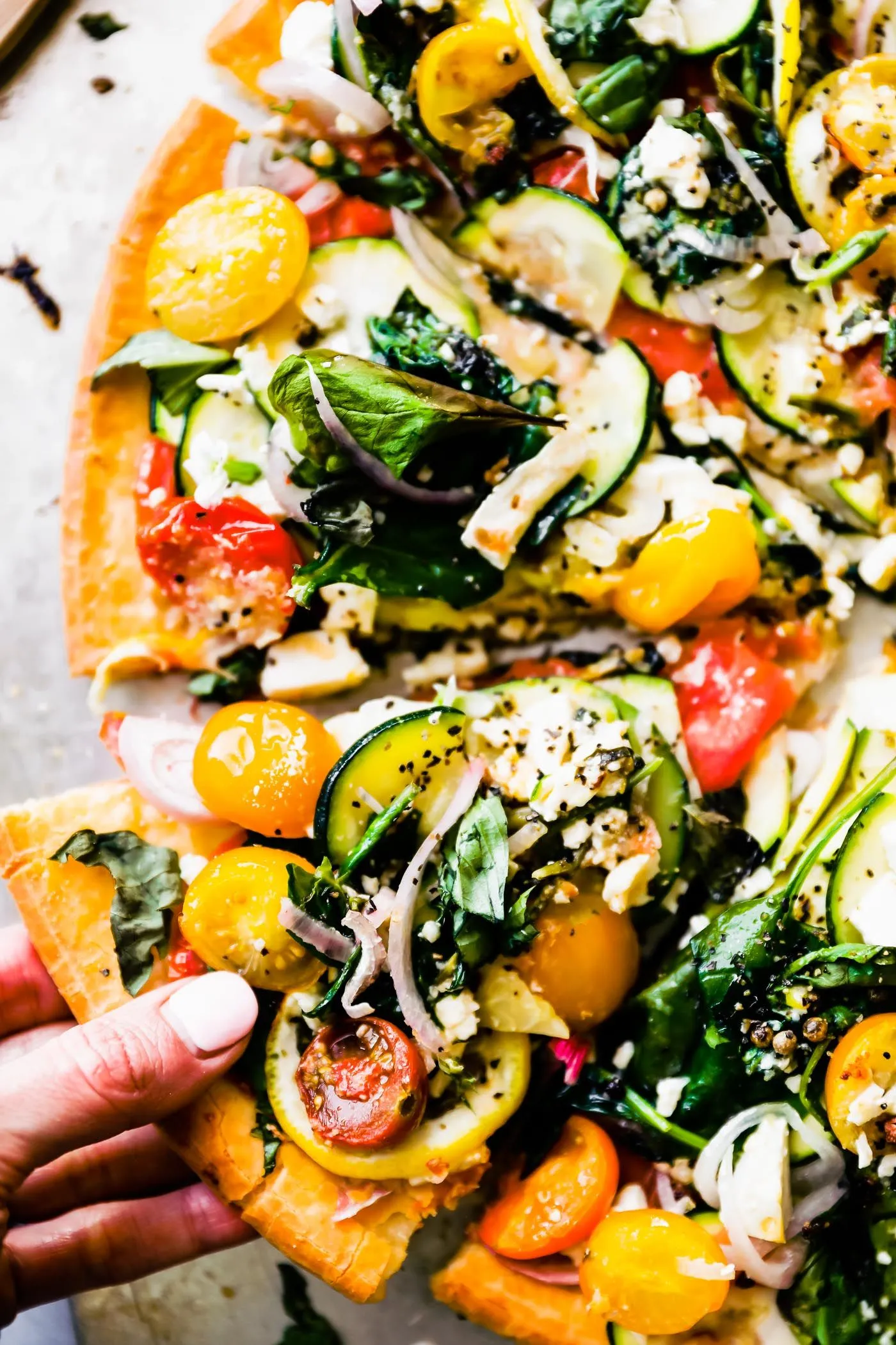 Flatbread Veggie Lovers Pizza
