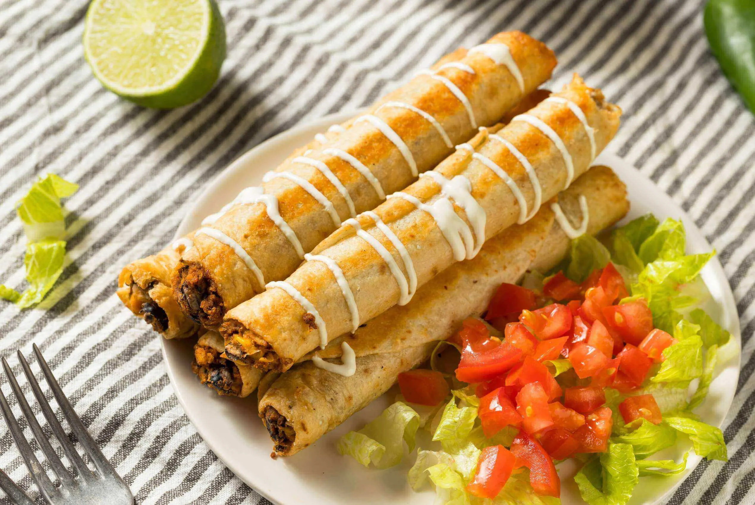 Flautas in Air Fryer