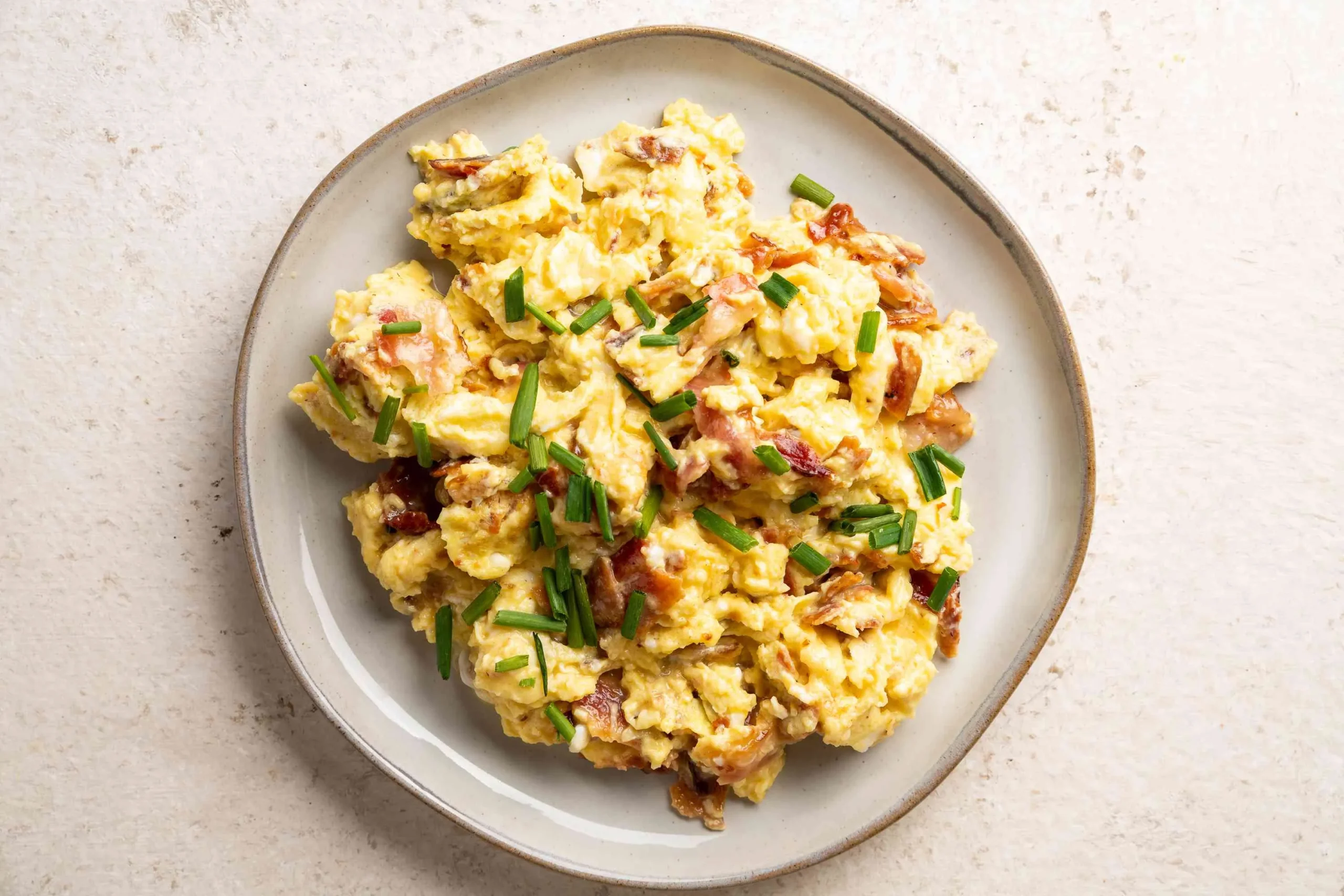 Flavour Explosion Scrambled Eggs with Bacon