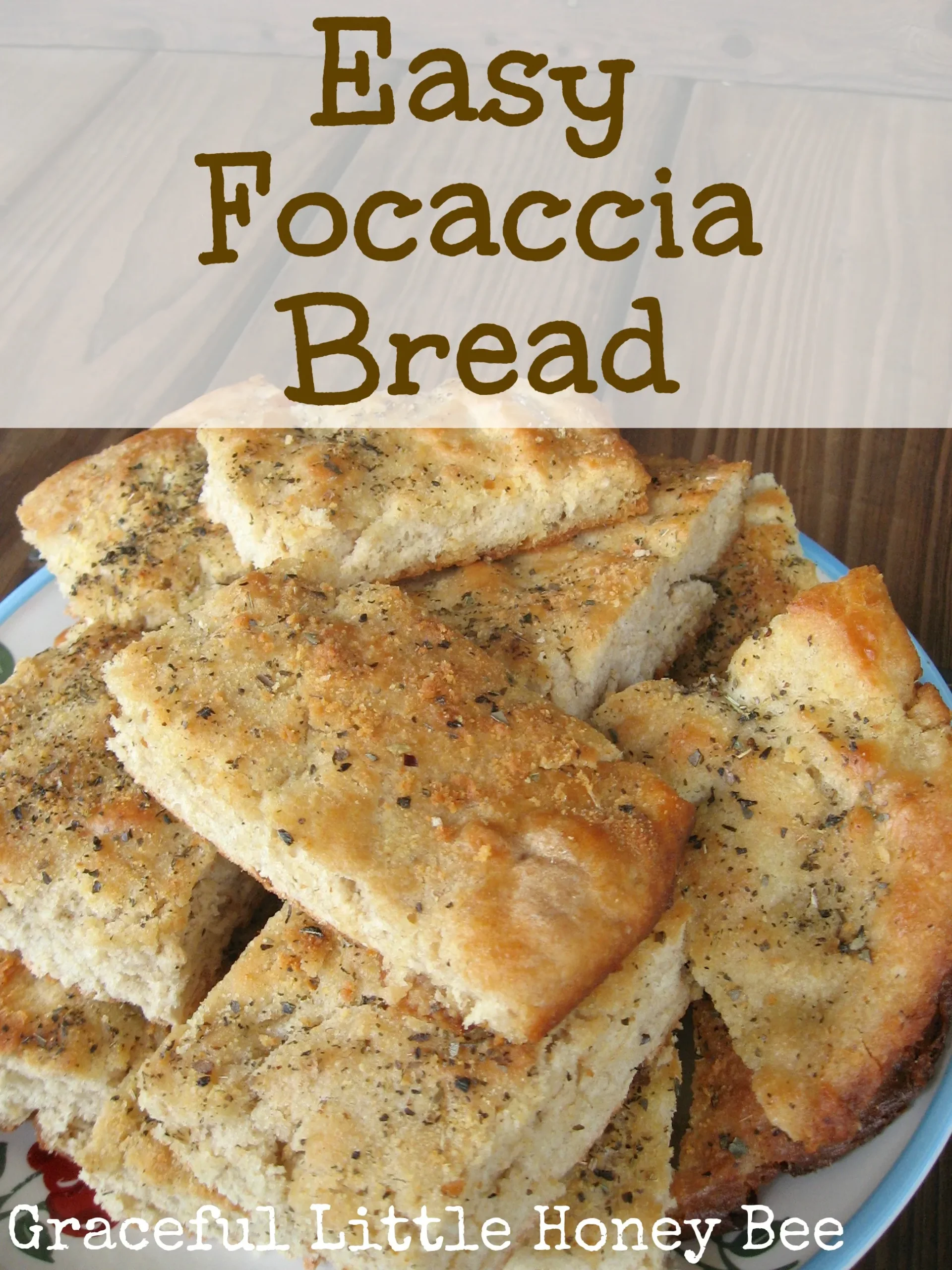 Focaccia using Master Bread Dough