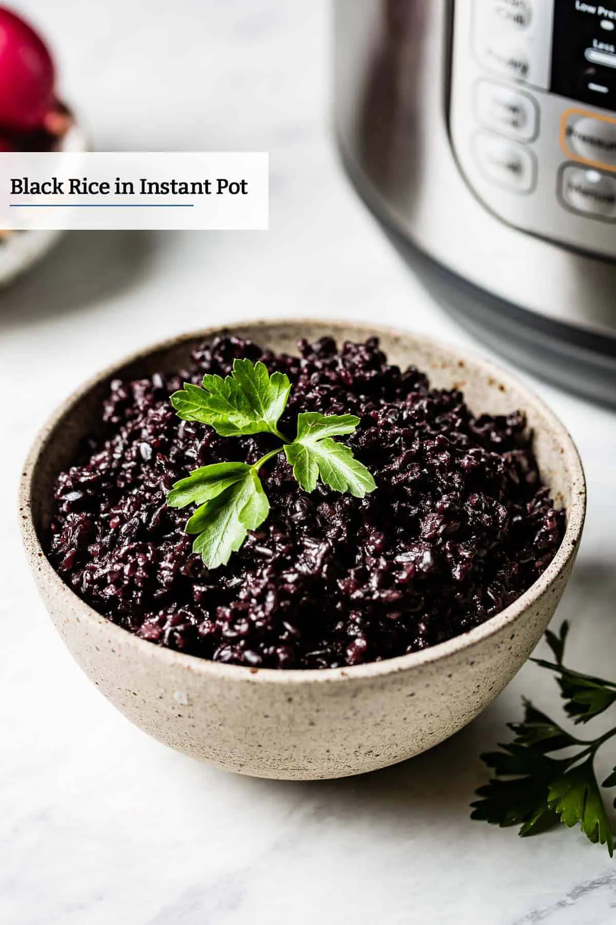 Forbidden Rice Morning Cereal Bowl with Berries