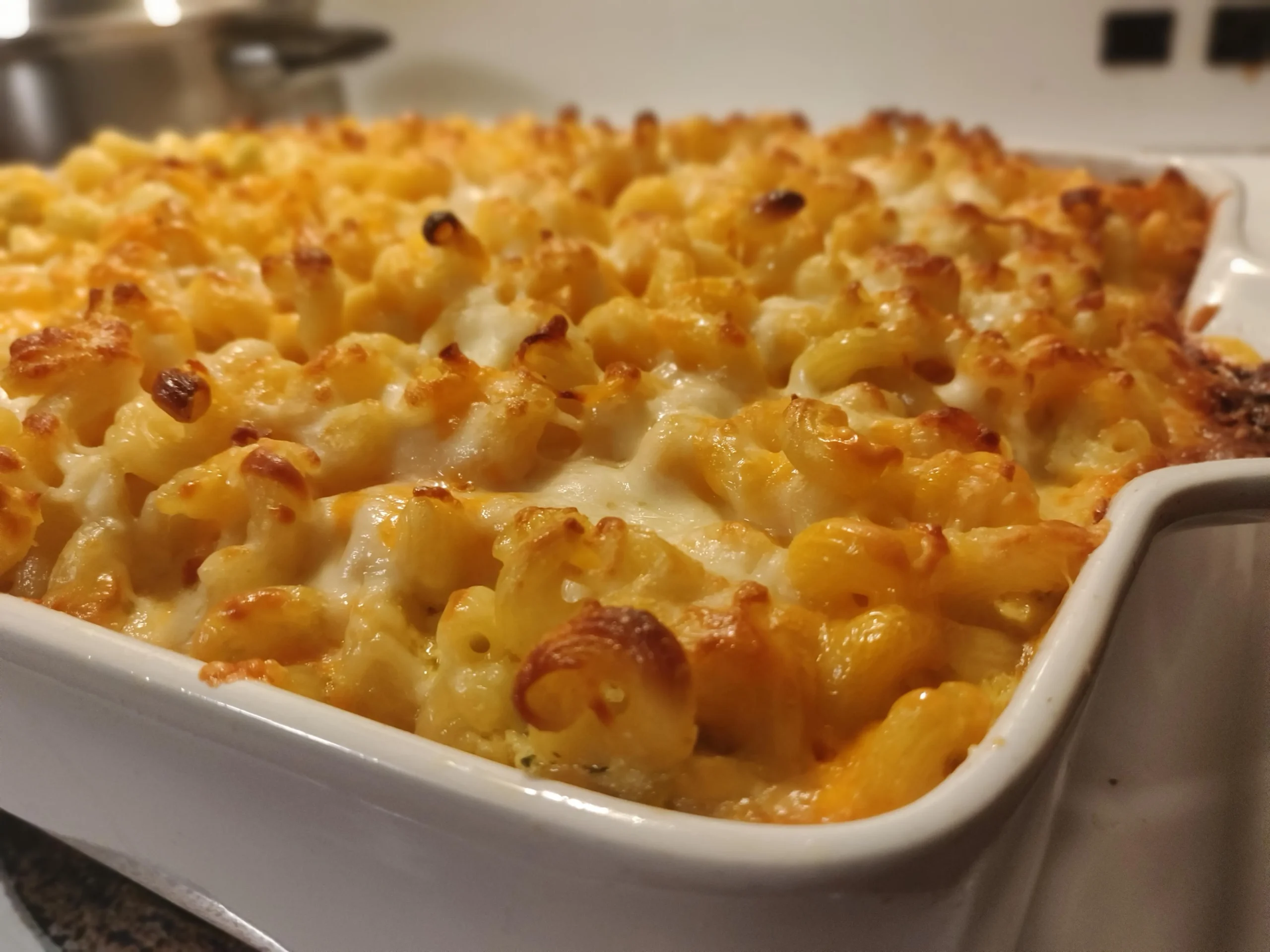 Four Cheese Baked Macaroni and Cheese