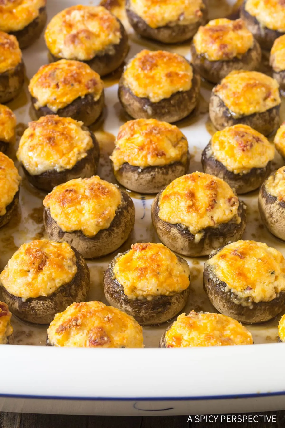 Four Cheese Stuffed Mushrooms