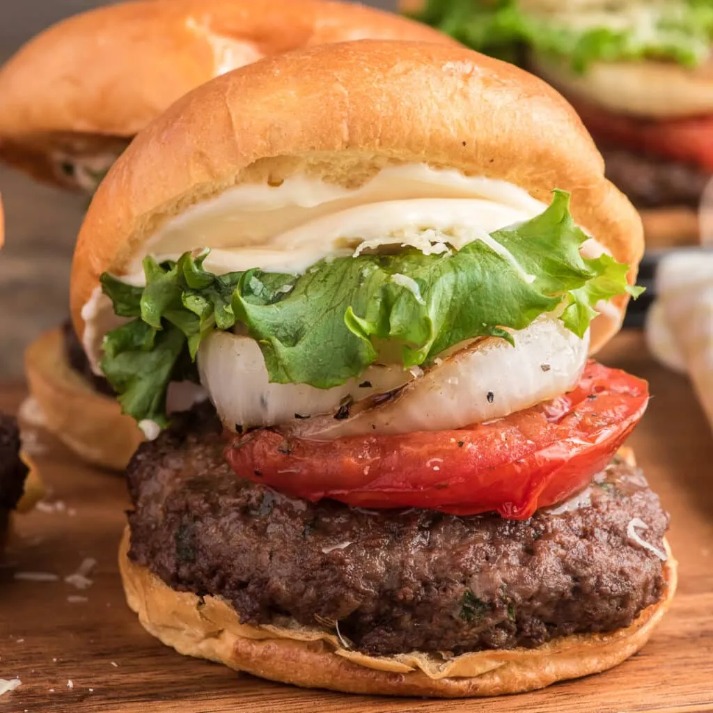 Fred Goslin's Parmesan Burgers