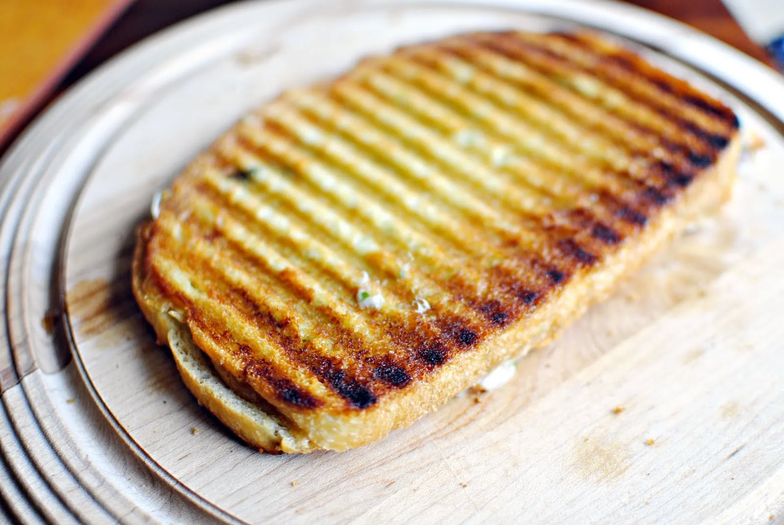 Fresh Herb Pesto Fontina Panini