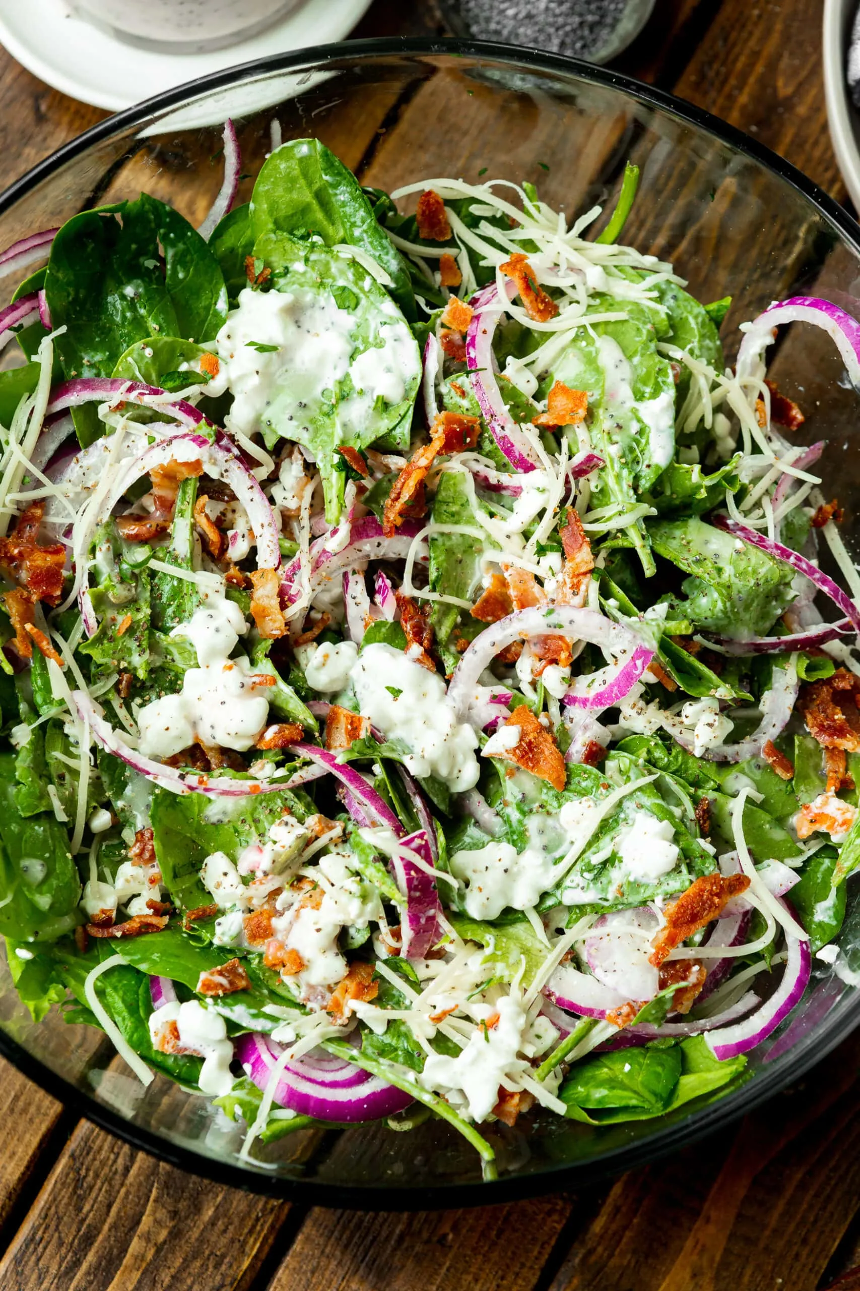 Fresh Spinach Salad Clare Kennedy Style