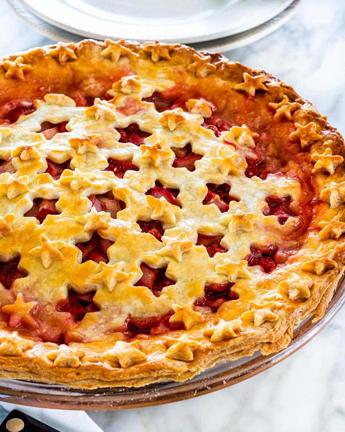 Fresh Strawberry Rhubarb Pie