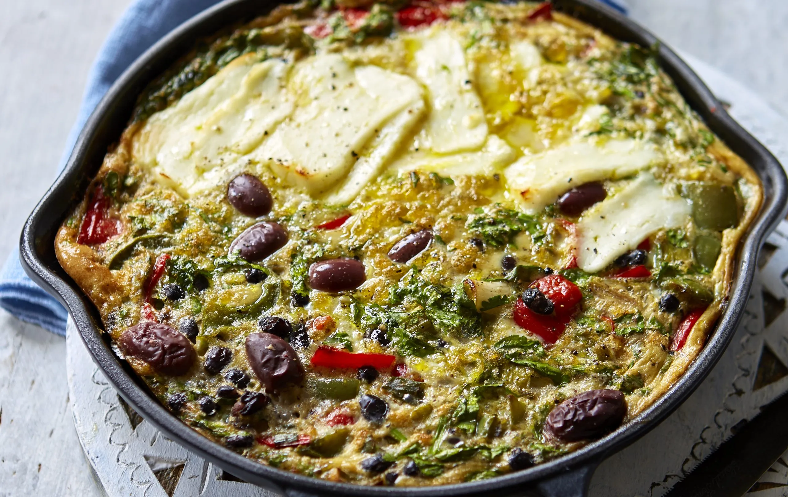 Frittata with Black Beans