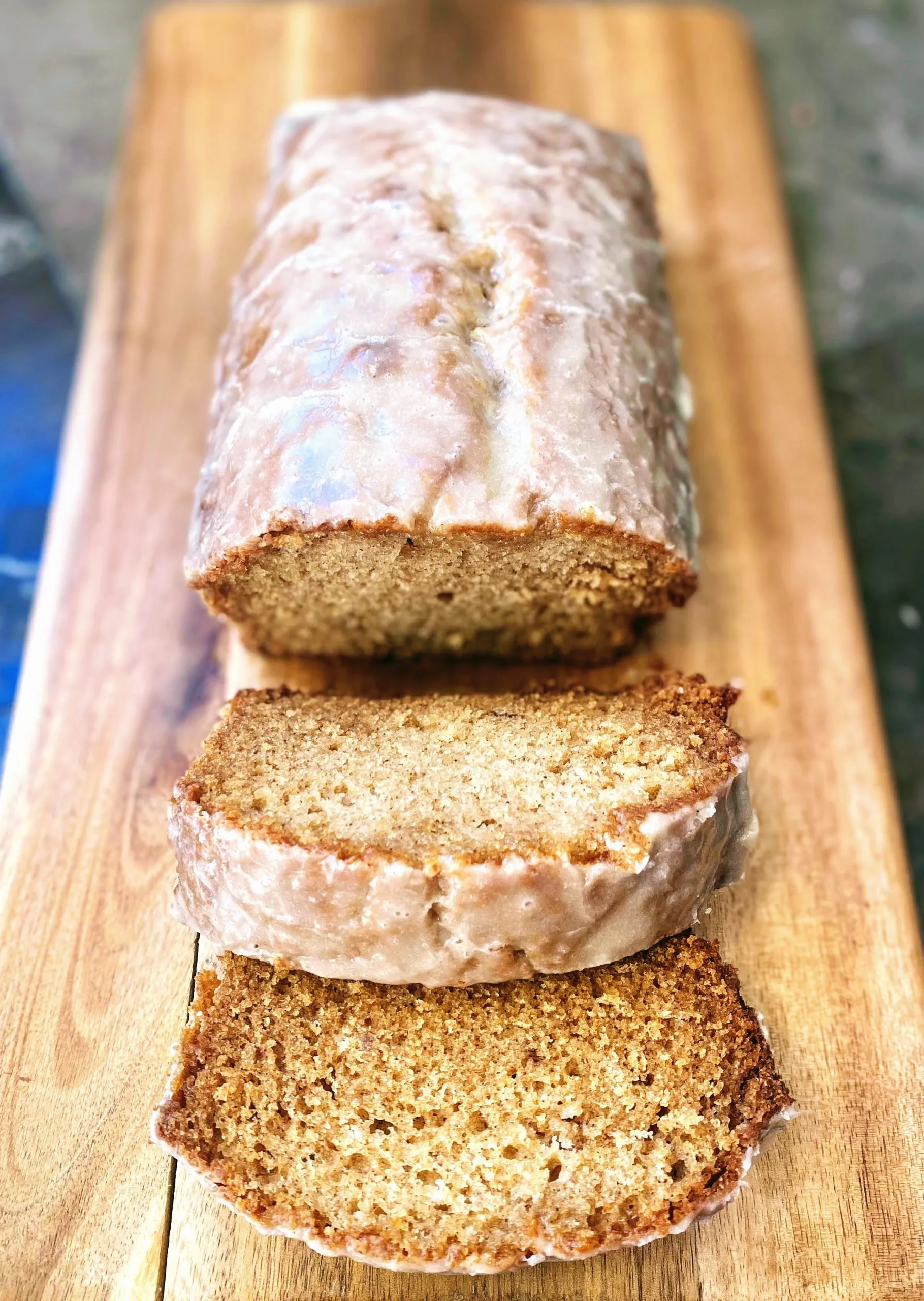 Frosted Egg Nog Bread