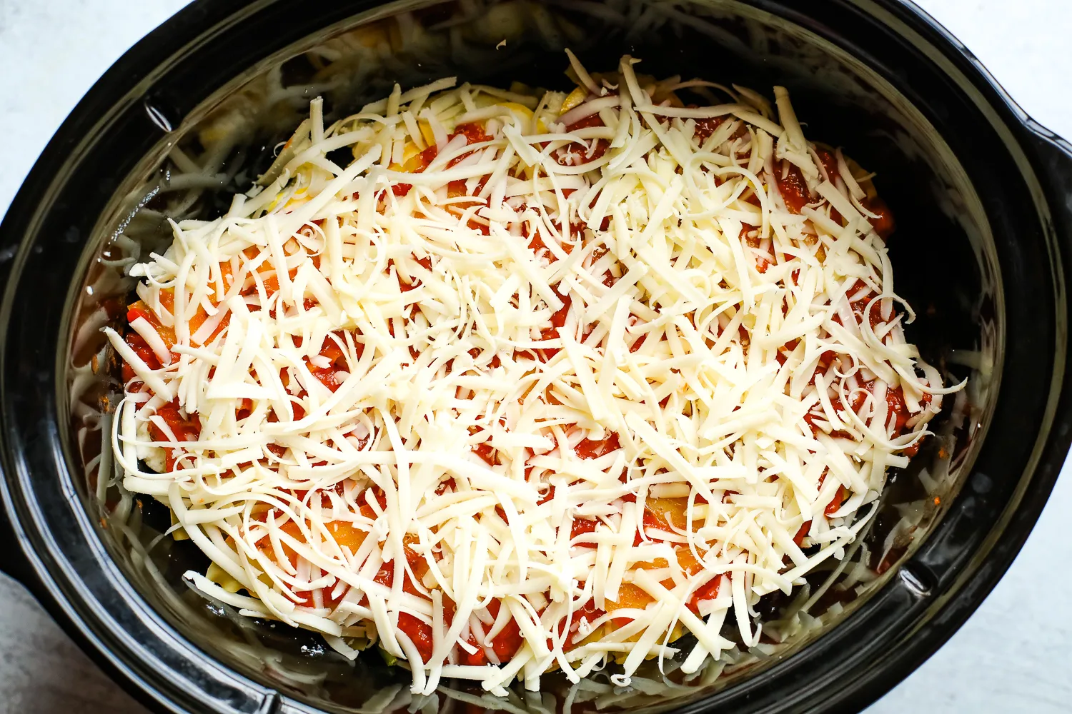 Frugal Friday Vegetarian Crockpot Lasagna