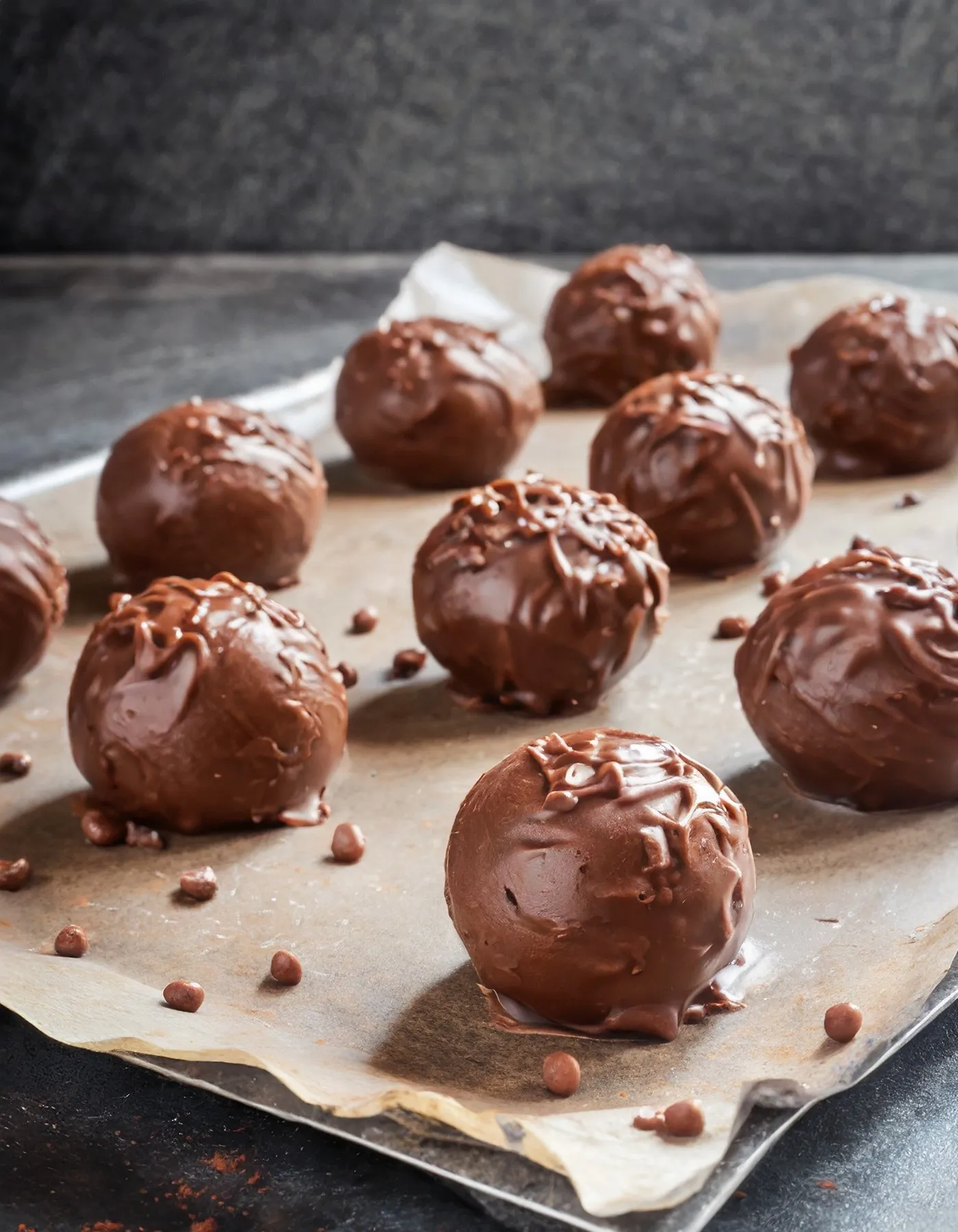 Fudge with Vanilla and Chocolate Malt Balls