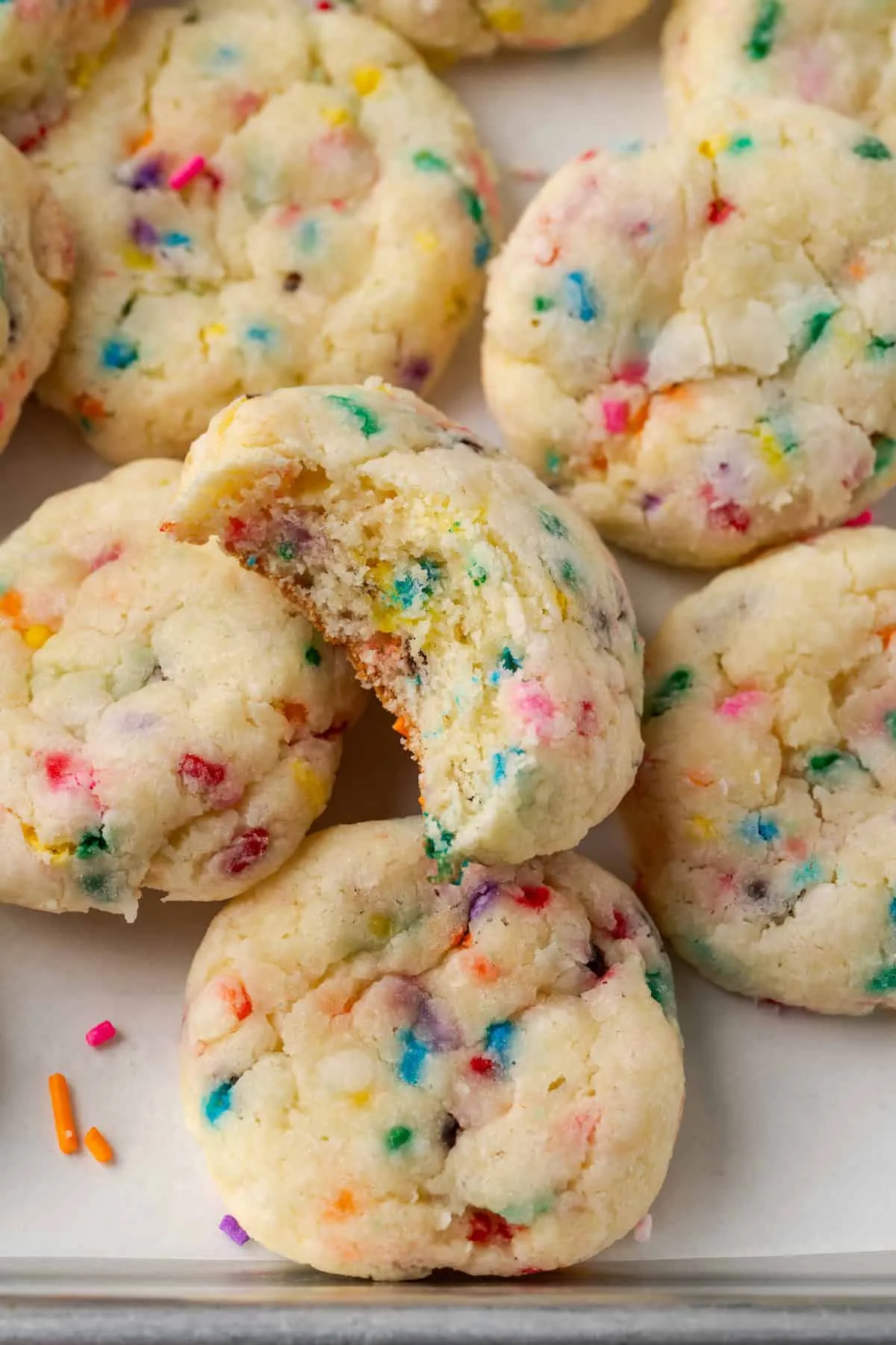 Funfetti Gooey Butter Cookies