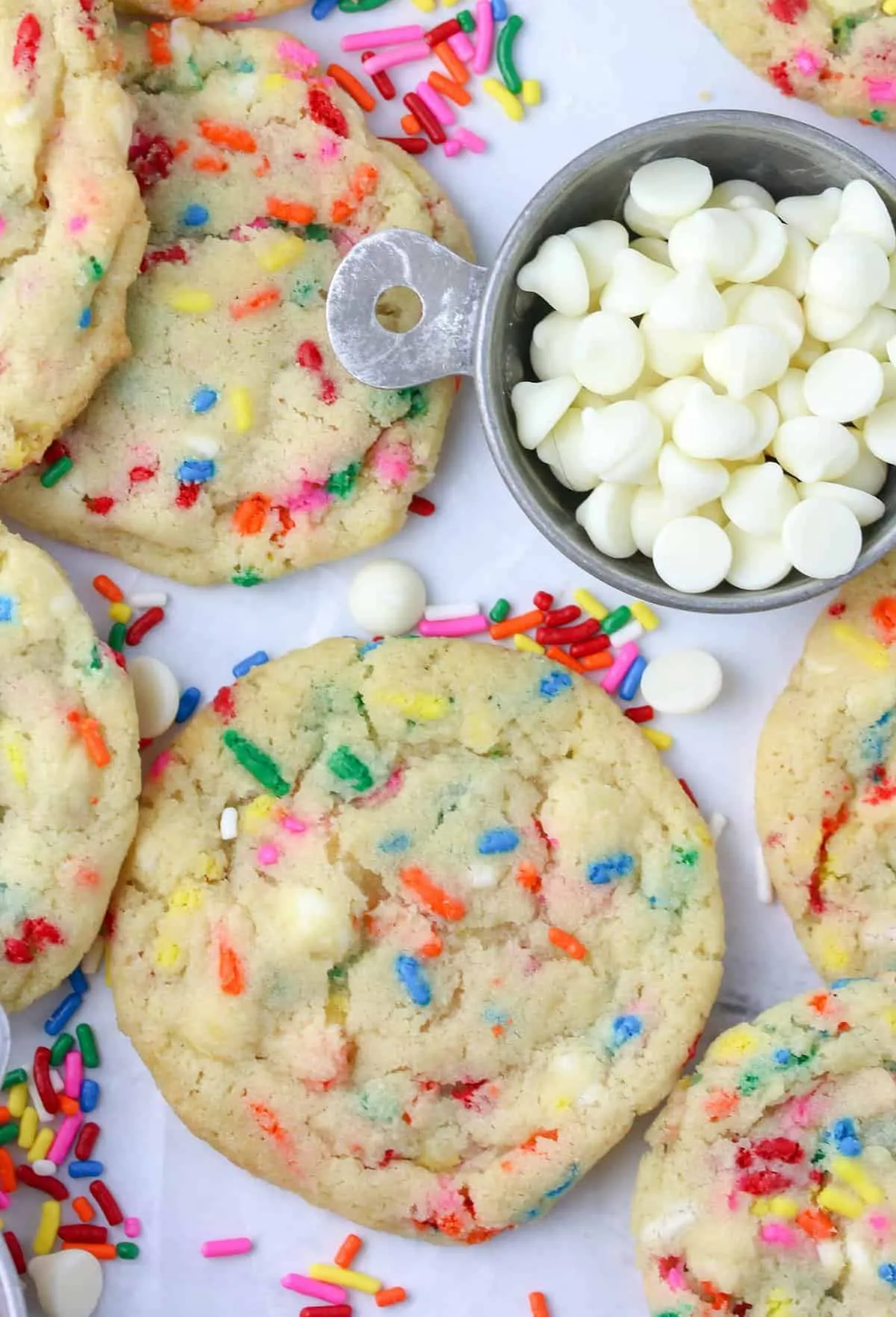 Funfetti White Chip Cookies