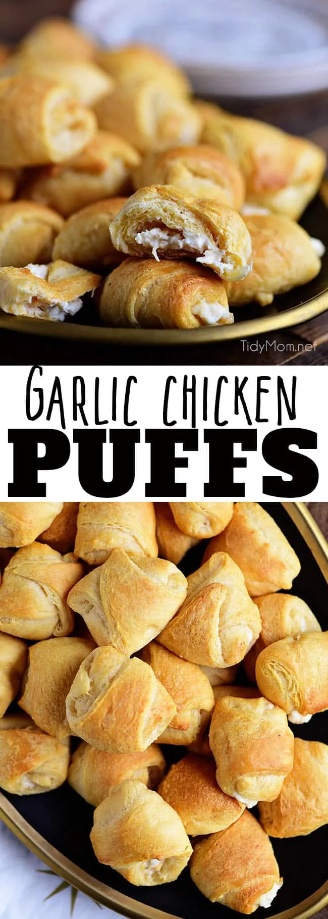 Garlic Chicken Puffs Christmas Party