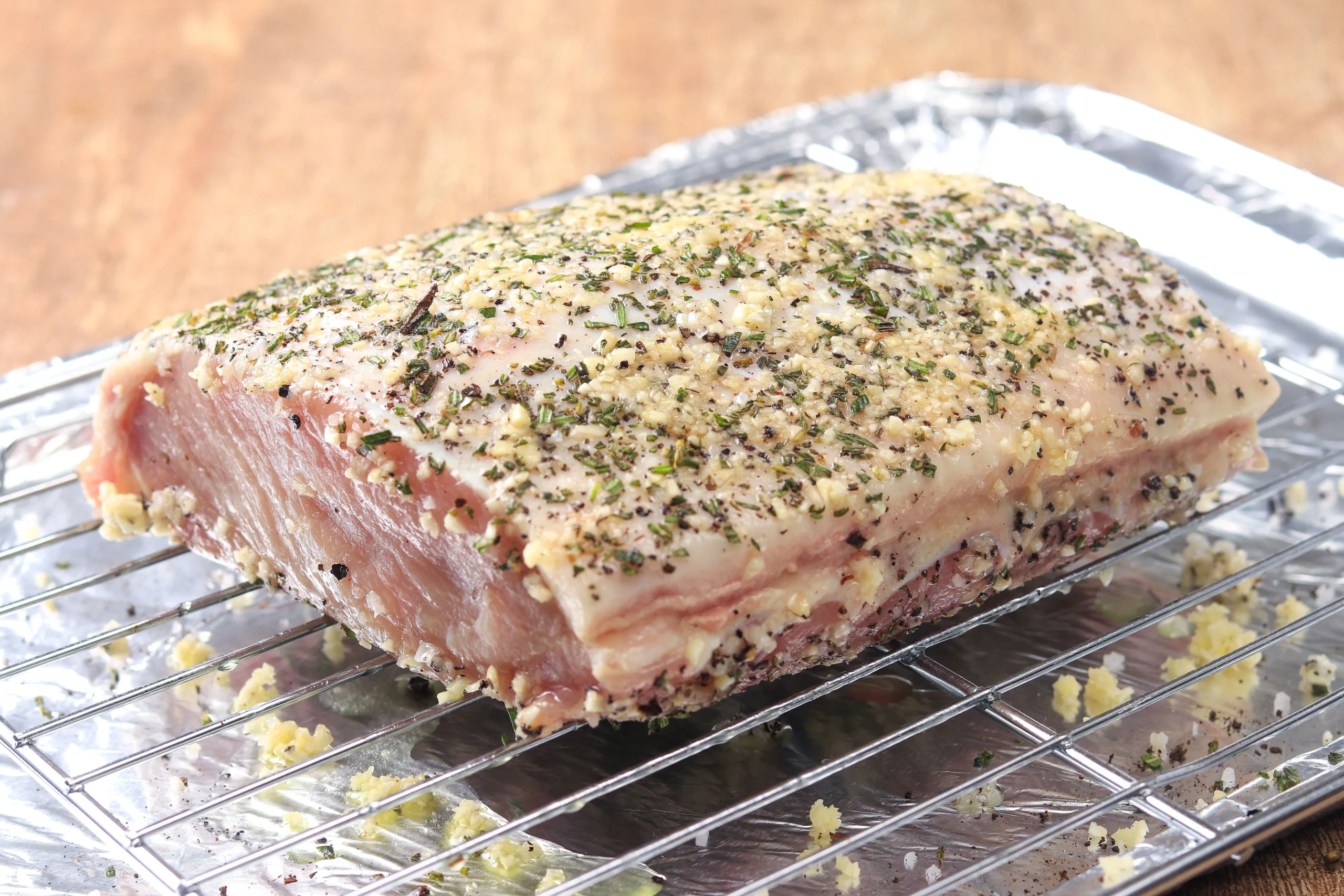 Garlic Herb Roasted Pork Loin