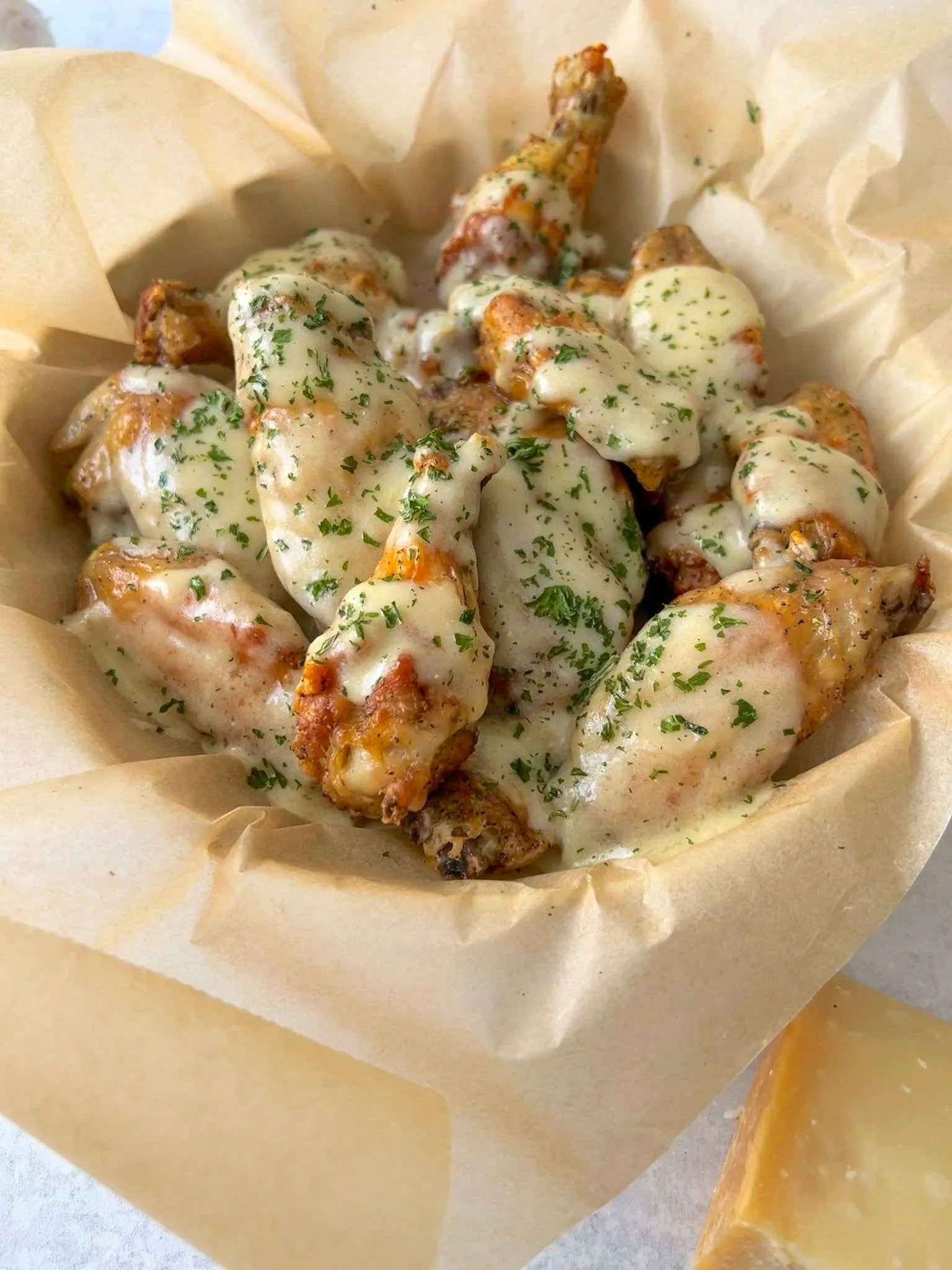 Garlic Parmesan Chicken Wings