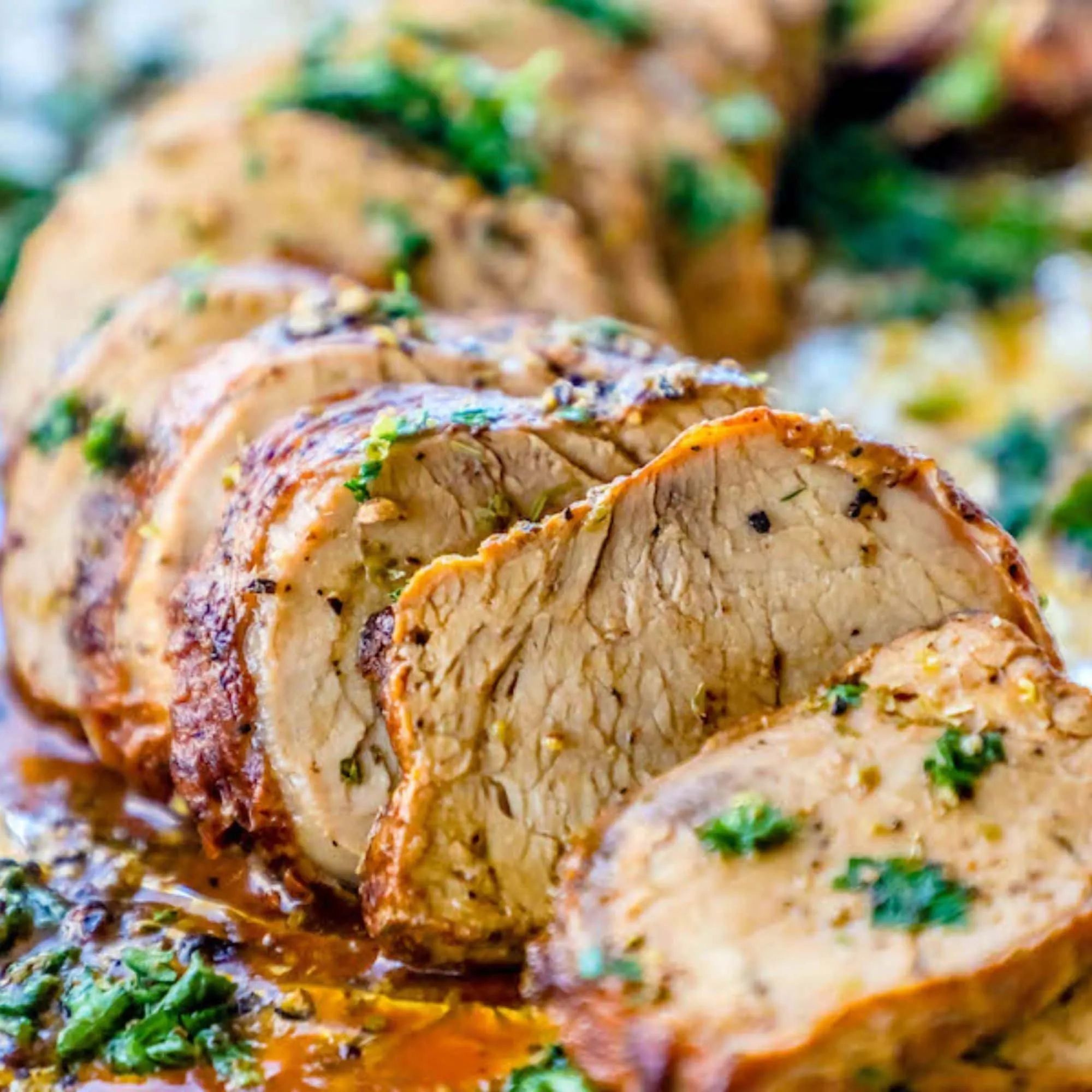 Garlic Tuscan Pork Tenderloin
