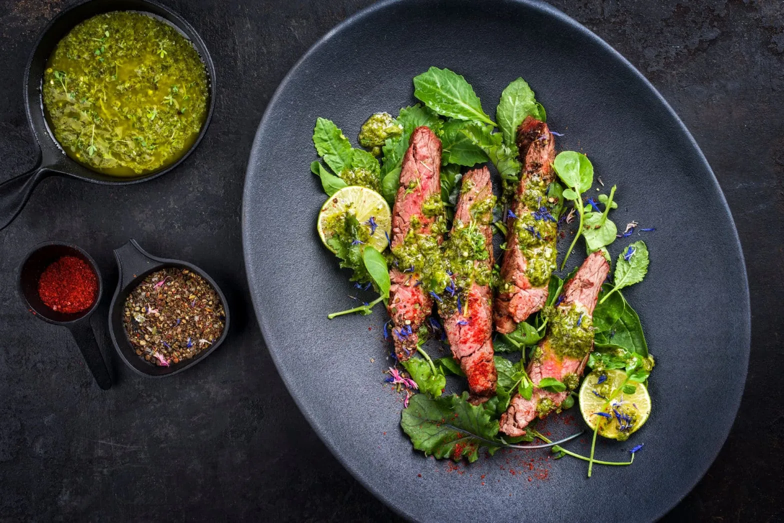 Gaucho Style Flatbread Chimichurri
