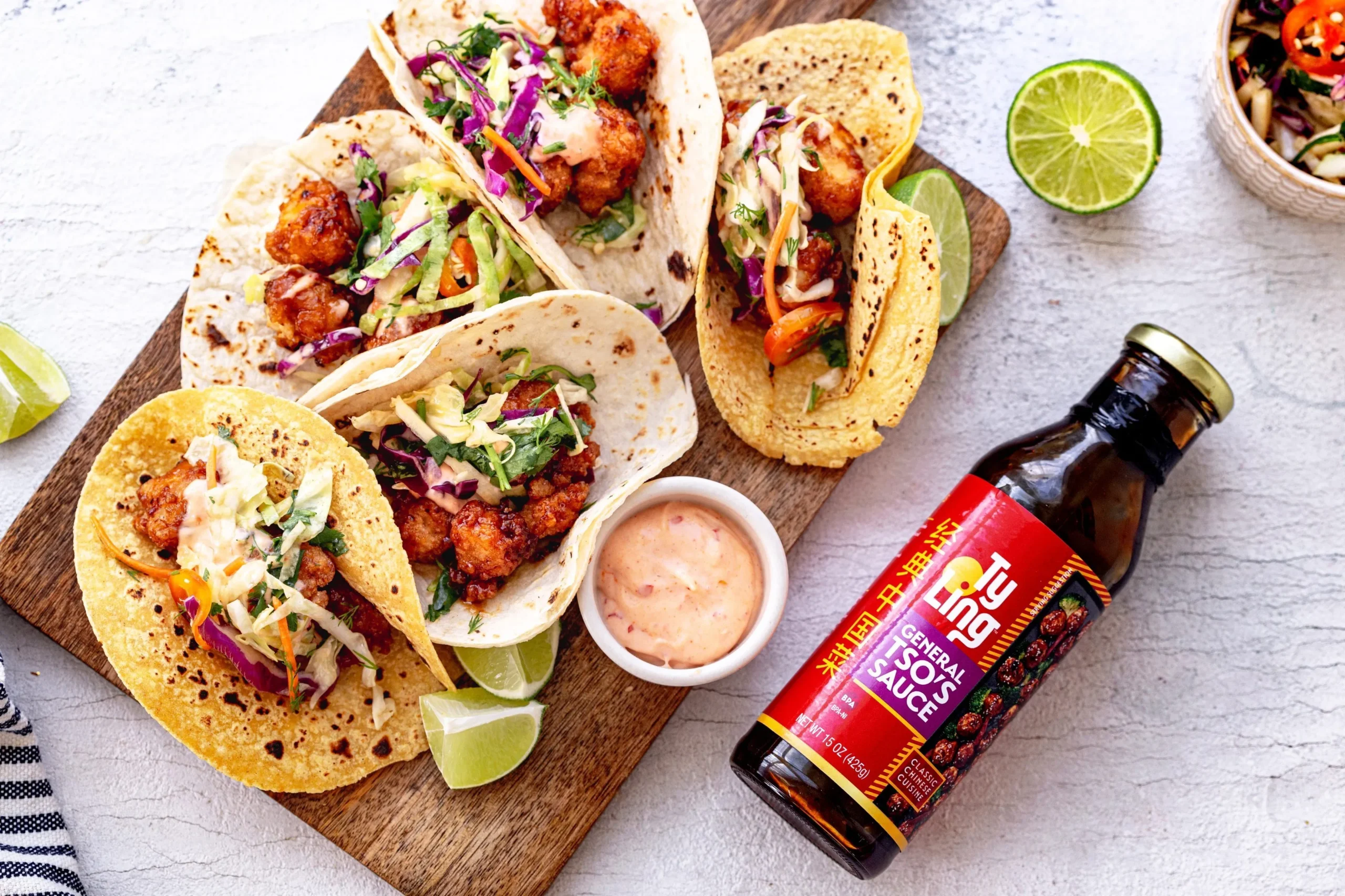 General Tso's Chicken Tacos