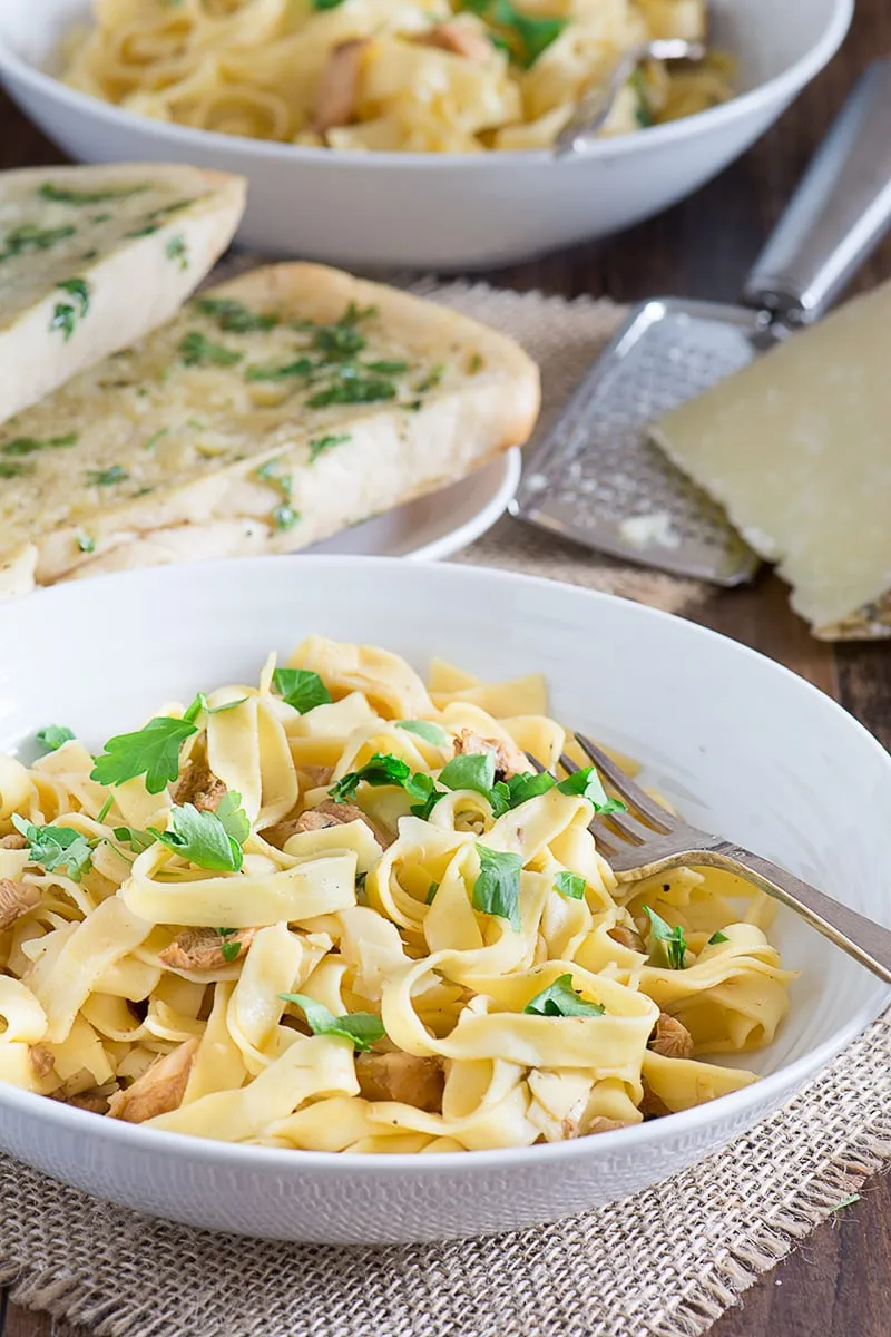 Gennaro Contaldo's Wild Mushroom Garlic Tagliatelle
