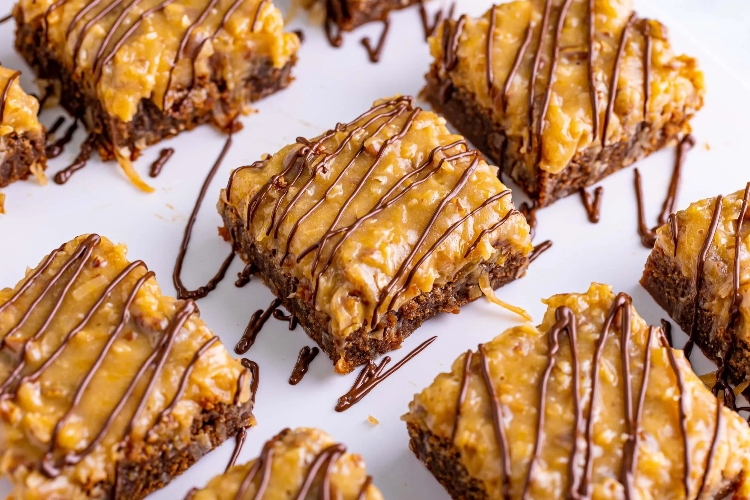 German Chocolate Brownies in a Jar