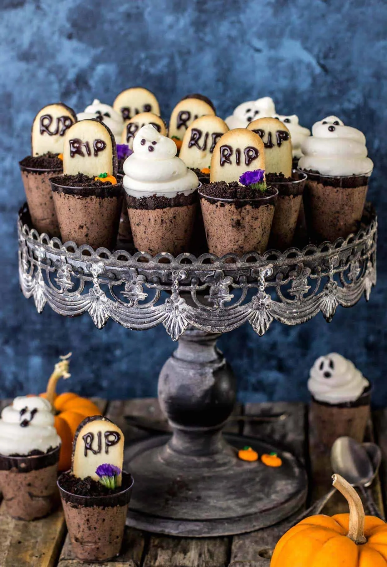 Ghosts Graveyard Dessert Shooters