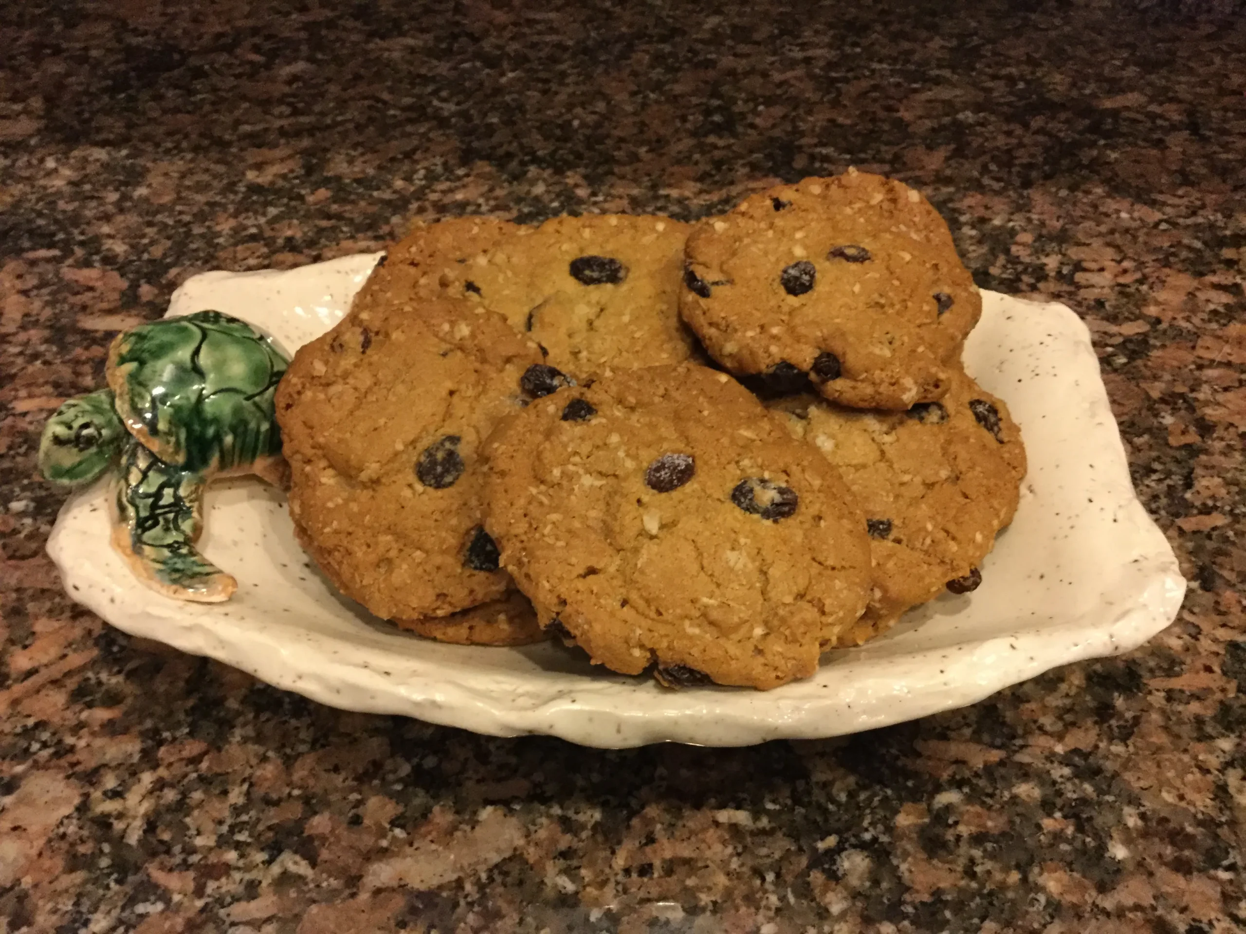 Giant Oatmeal Raisin Cookies