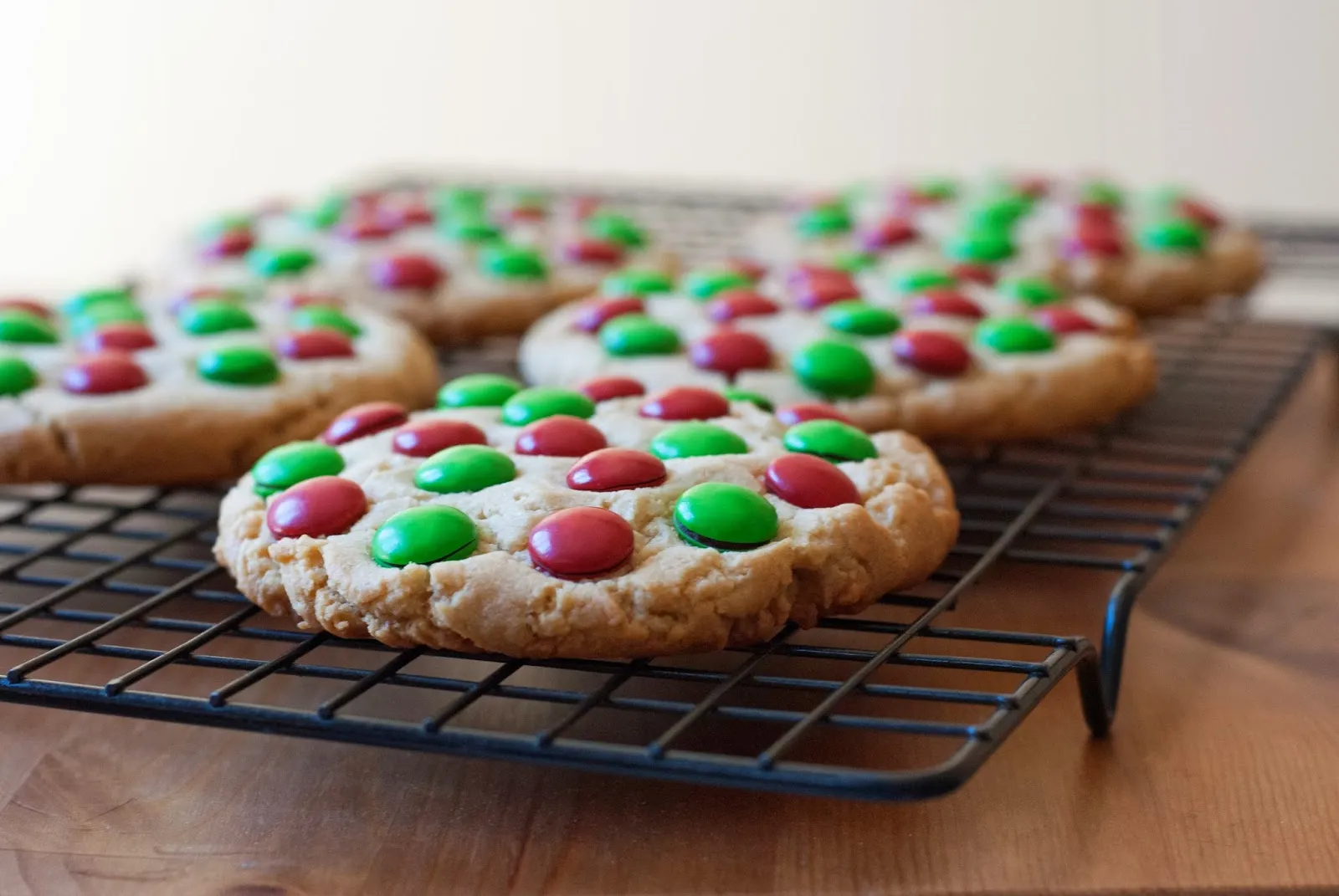 Giant Peanut Butter M and M Cookie