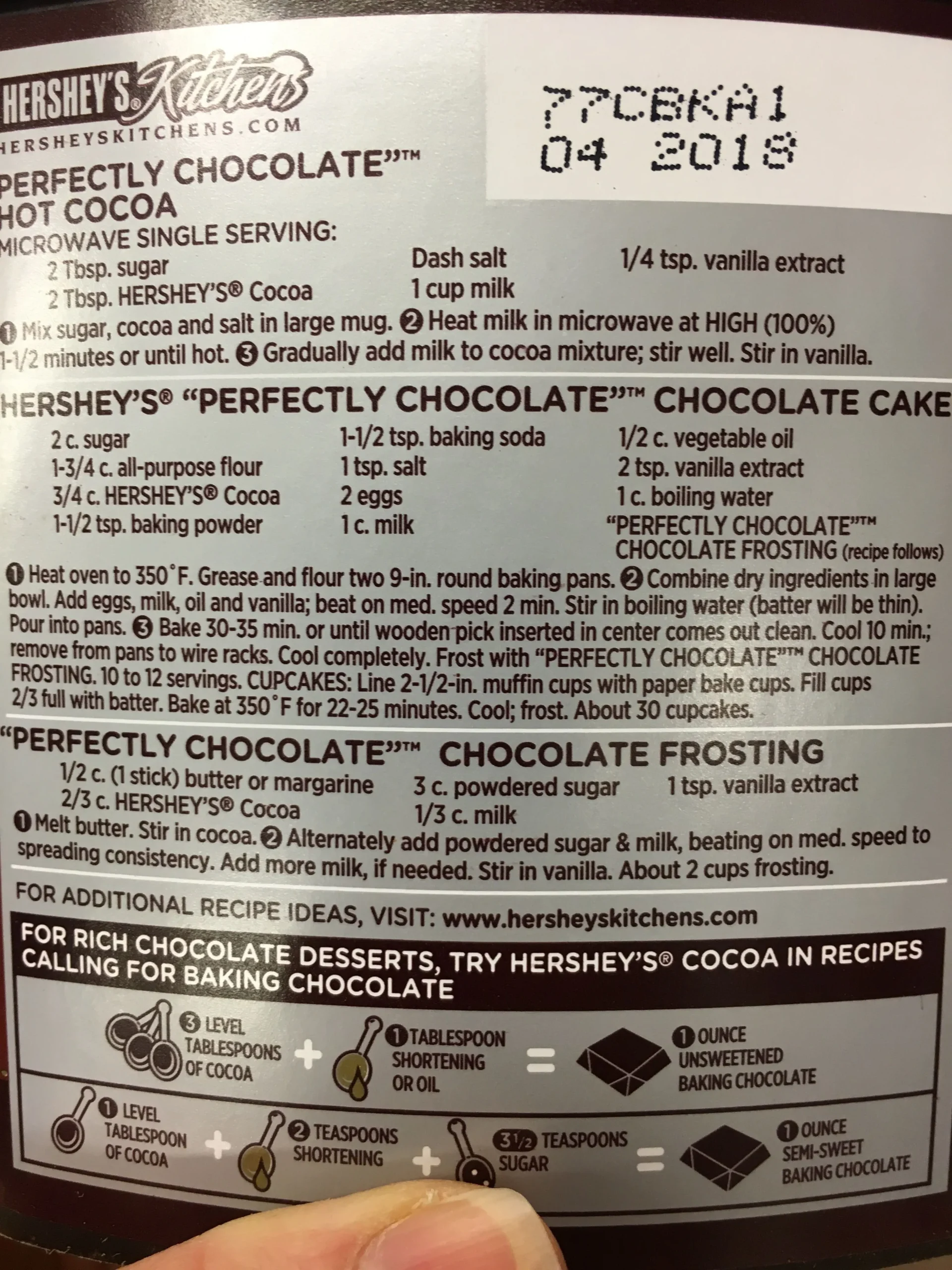 Gina's War Frosting Chocolate